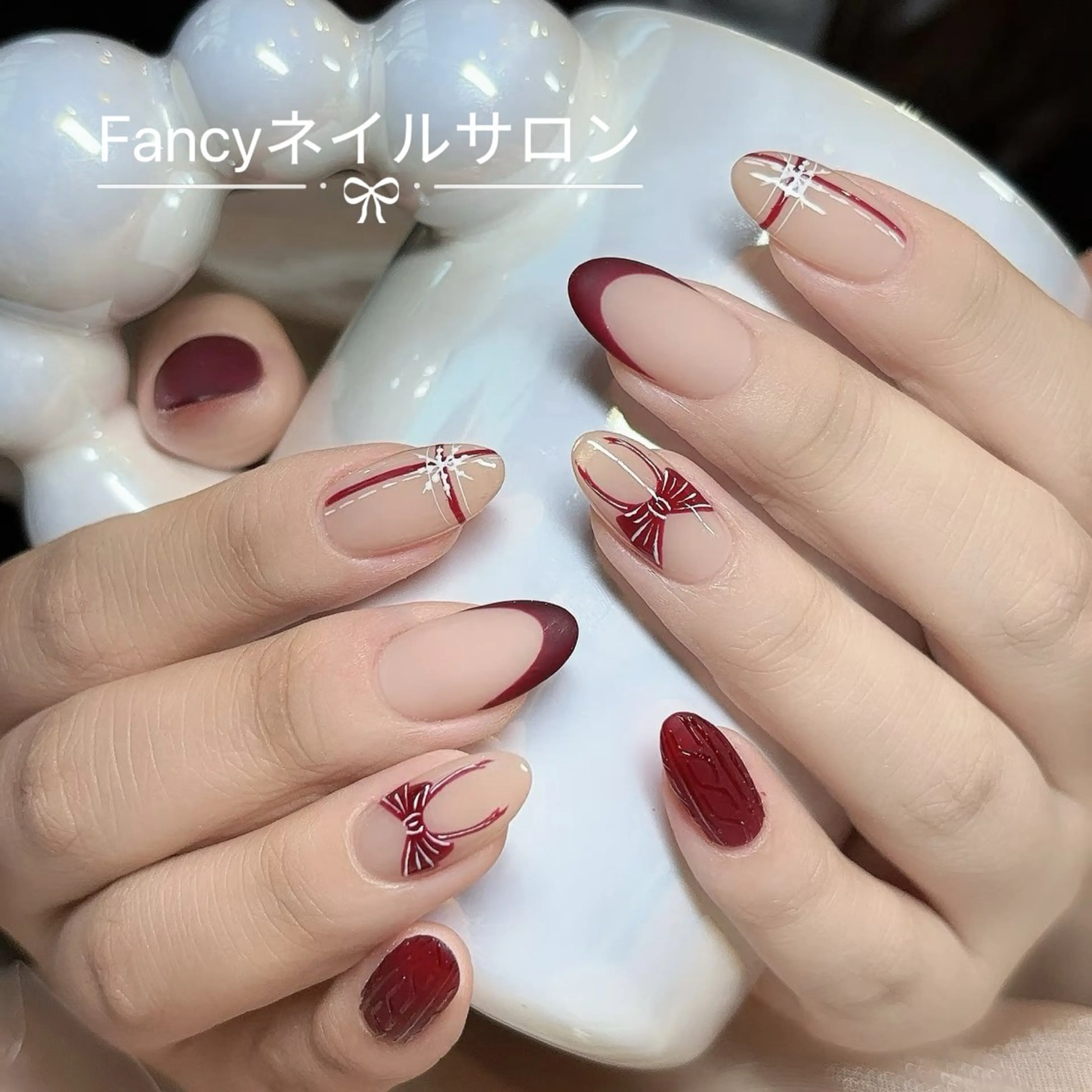 ネイル チークネイル フットネイル グラデーション 韓国ネイル ニュアンスネイル Fancyネイル サロン練馬店のネイルデザイン