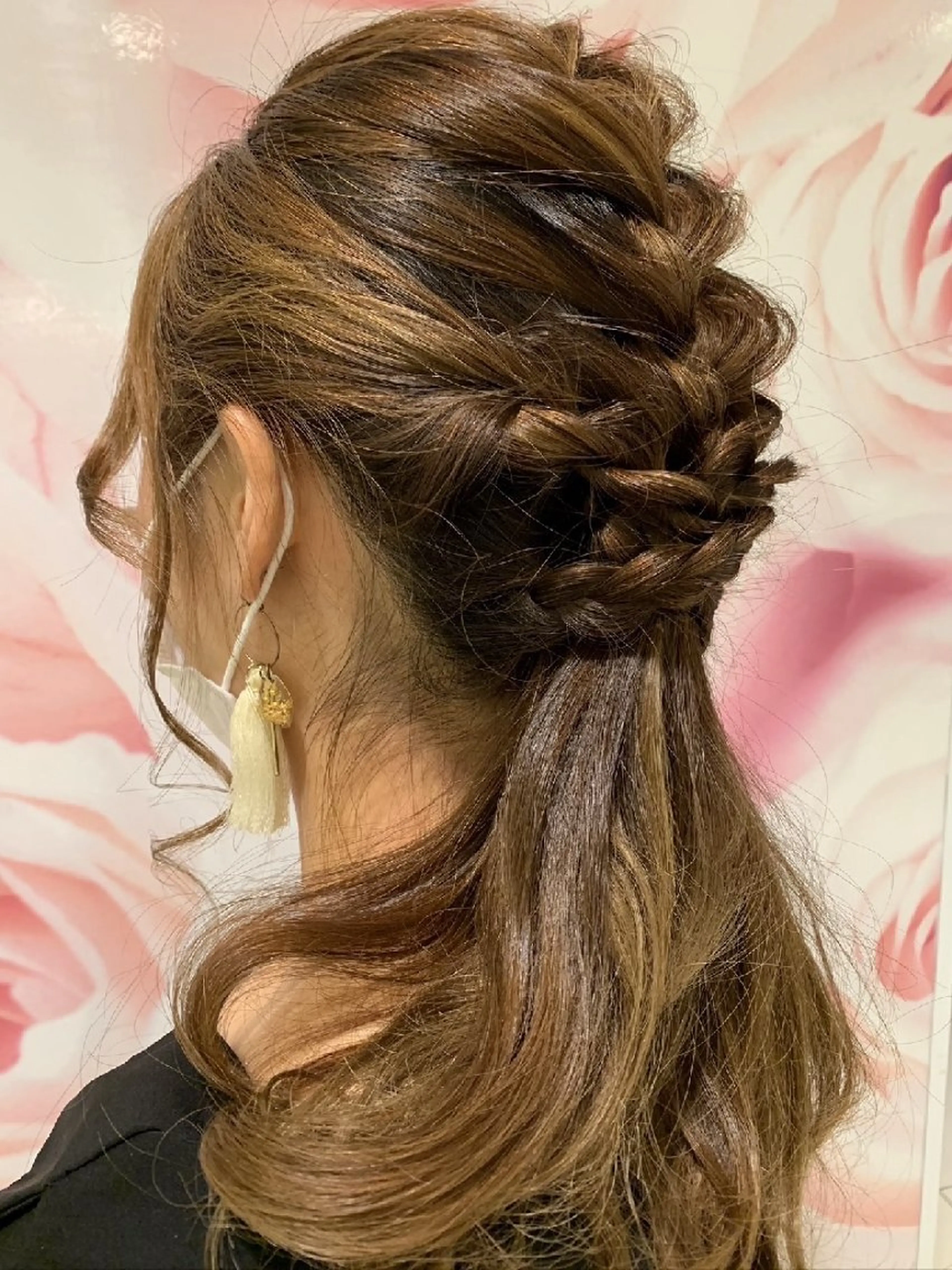 ロング カラー ヘアアレンジ Hair&Make EARTHのヘアスタイル