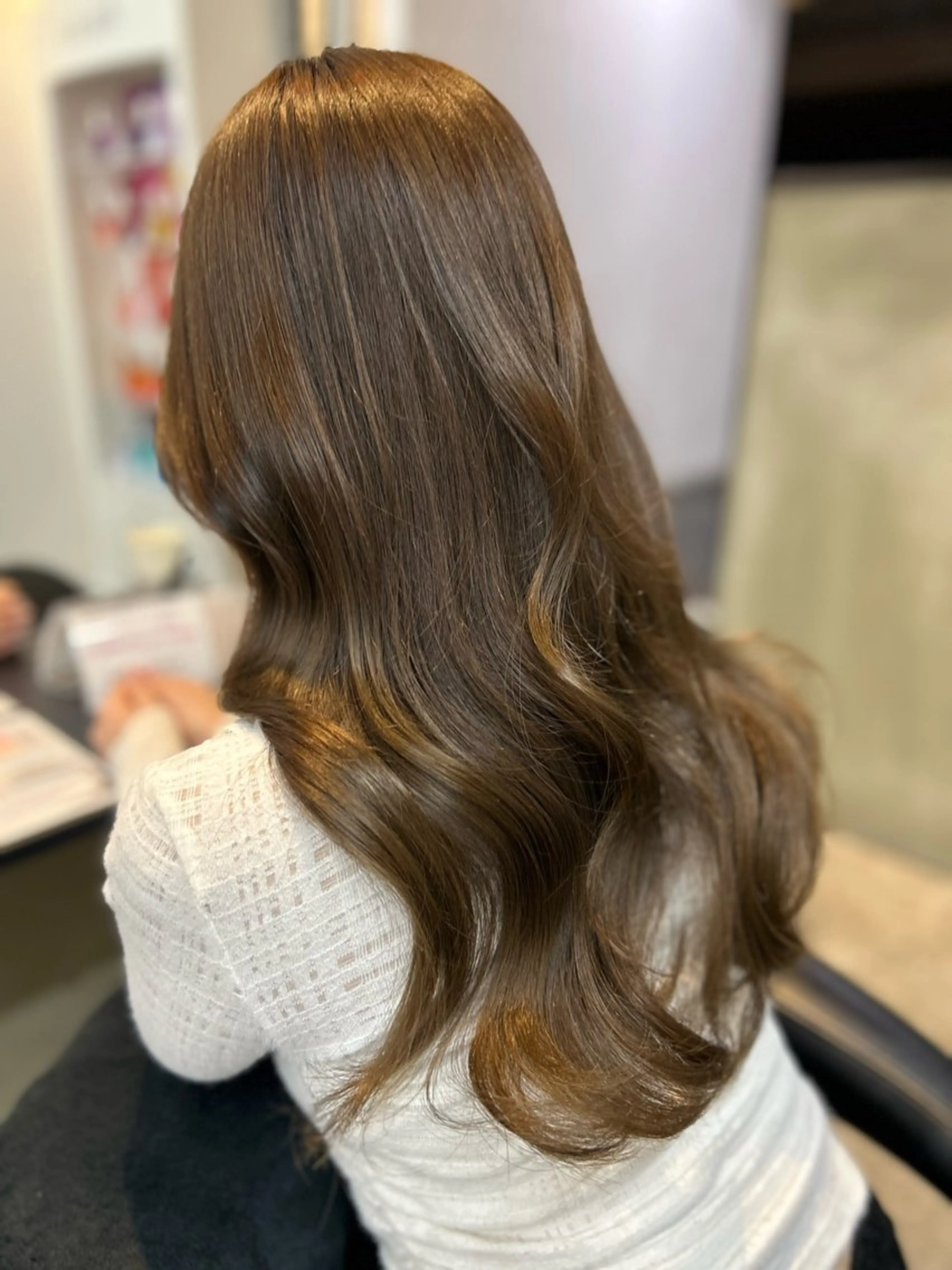 カラー ヘアカラー 透明感カラー୨୧ 松山理桜🩰˖ ࣪⊹のヘアスタイル