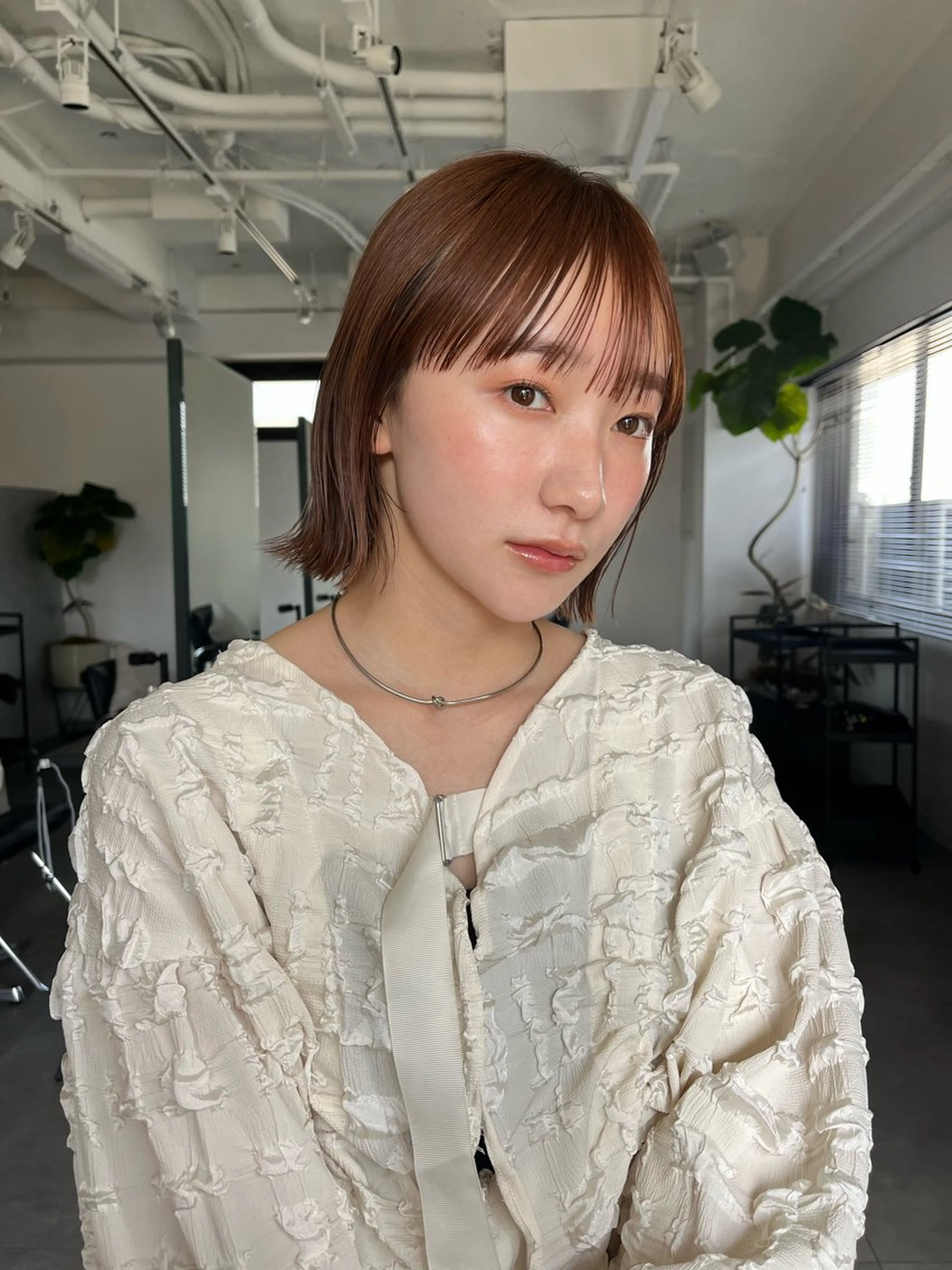 ショート カラー カット 🌼タッセルボブ/シ ョートmoeka🌼のヘアスタイル