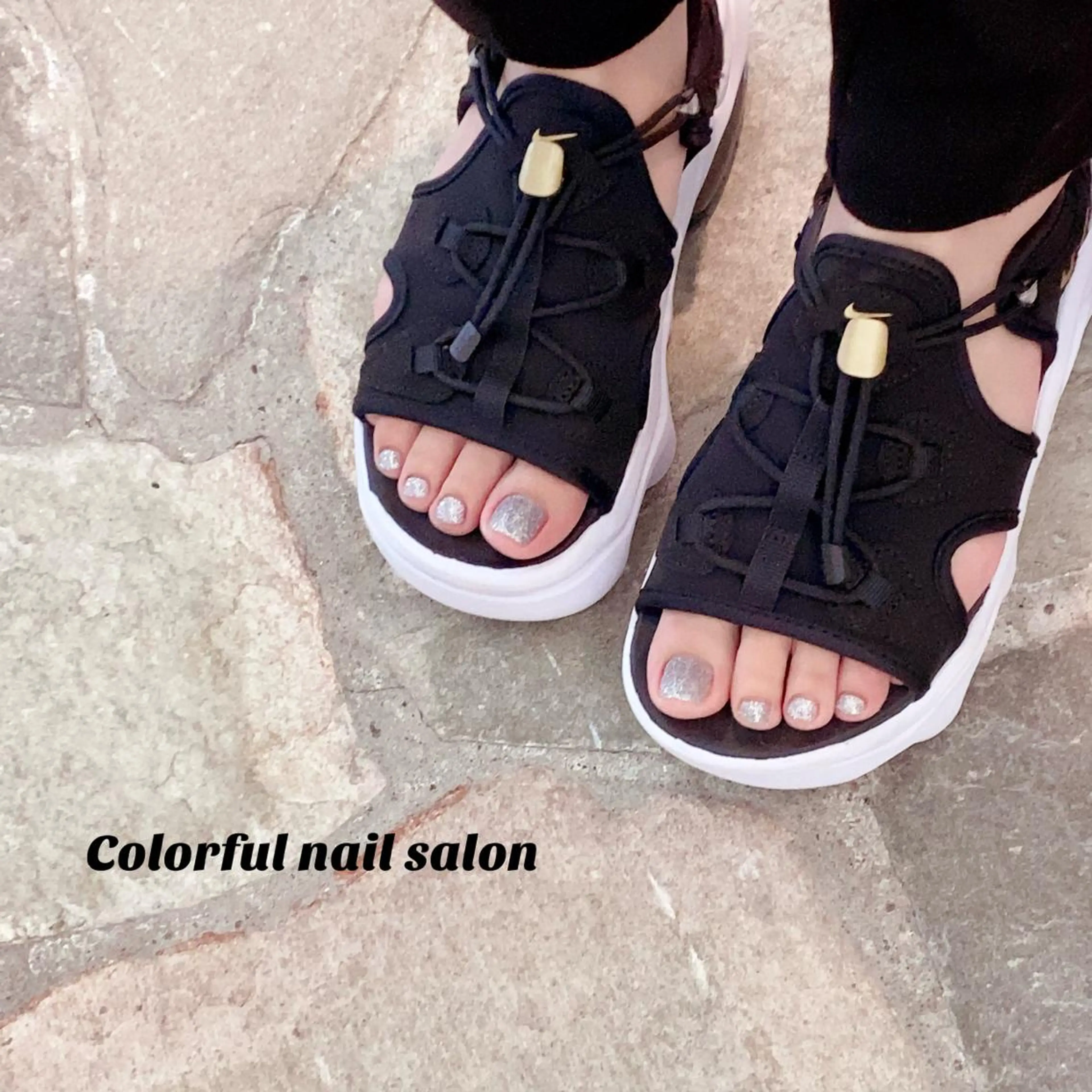 ネイル フラッシュネイル フットネイル ジェルネイル le’a所属・Le'a nail&eyesのマツエク・マツパデザイン