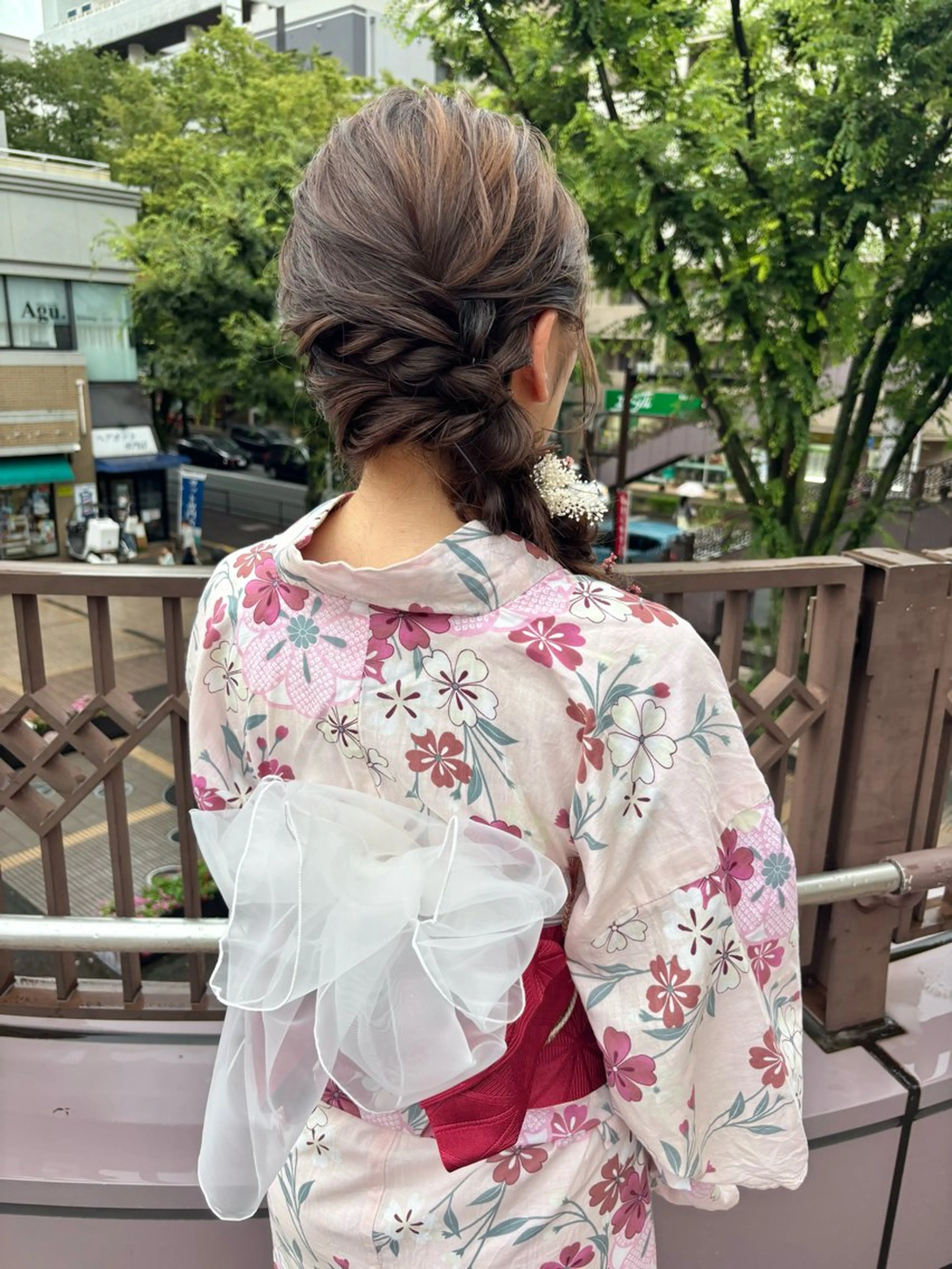 ロング ヘアアレンジ 浴衣 ヘアセット bright所属・miku ヘアセット/着付けのヘアスタイル