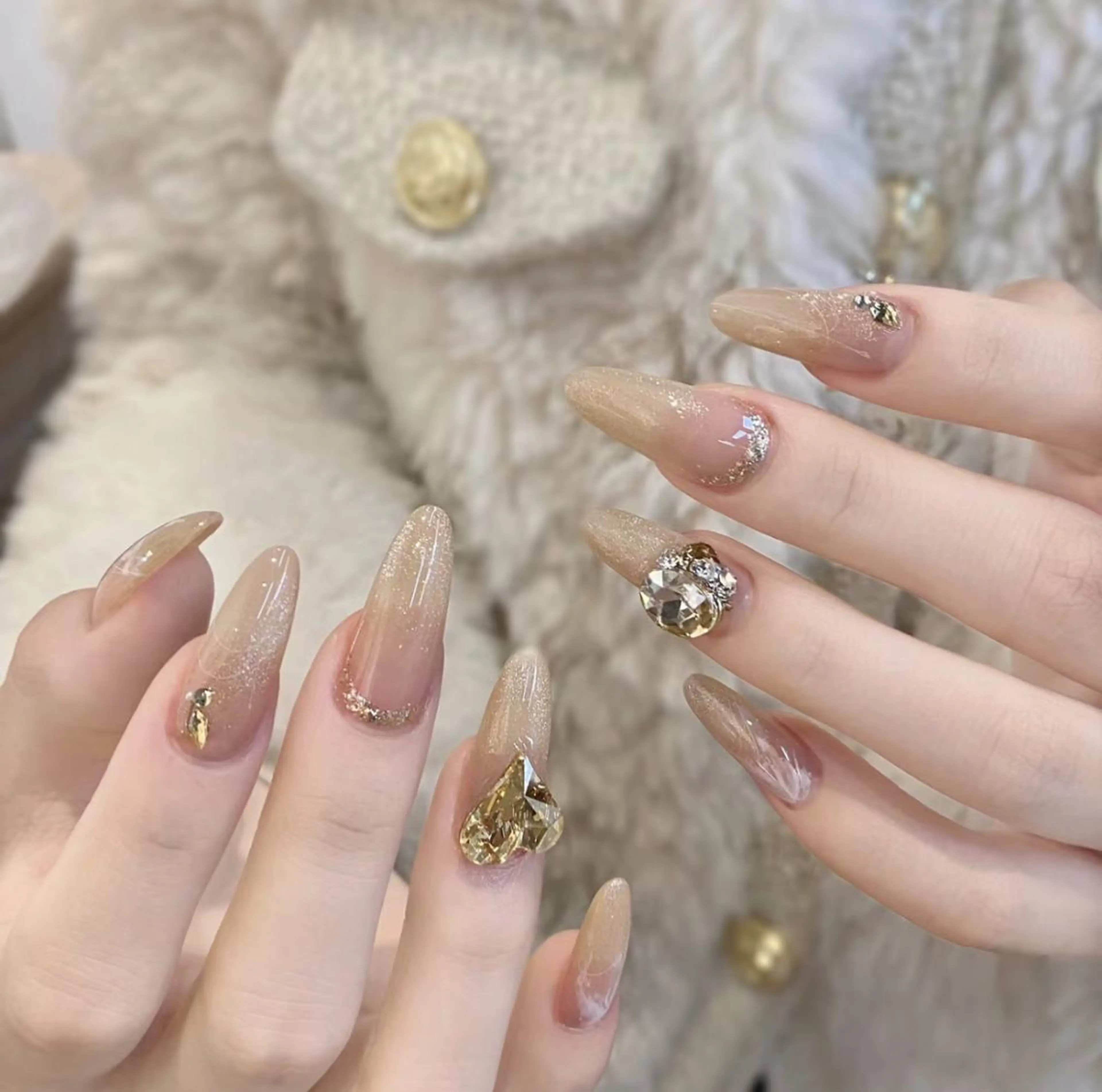 ネイル By moonネイル 🌷ワンホン/韓国風のネイルデザイン