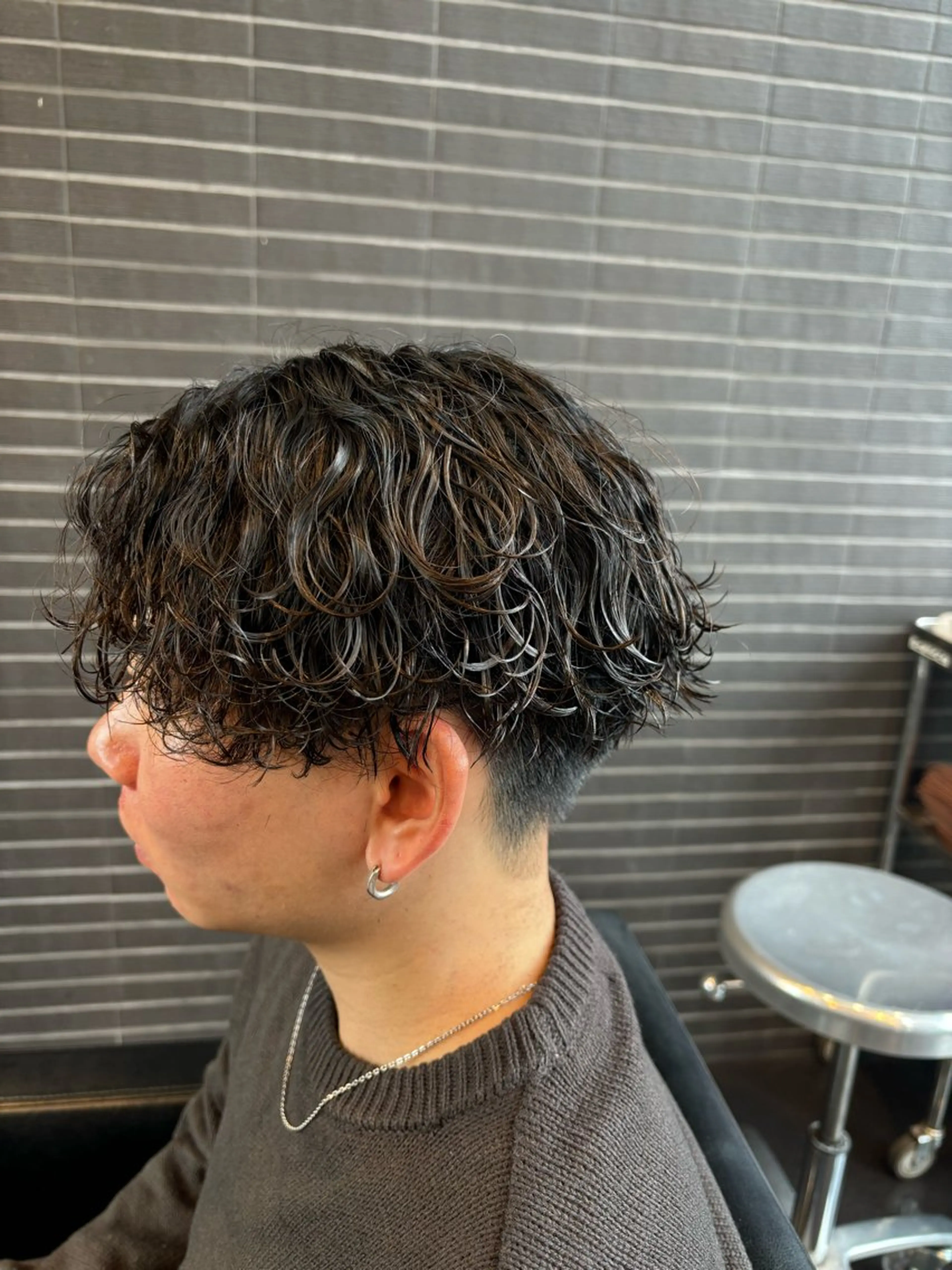 パーマ メンズ 【メンズ限定】原 唯登のヘアスタイル