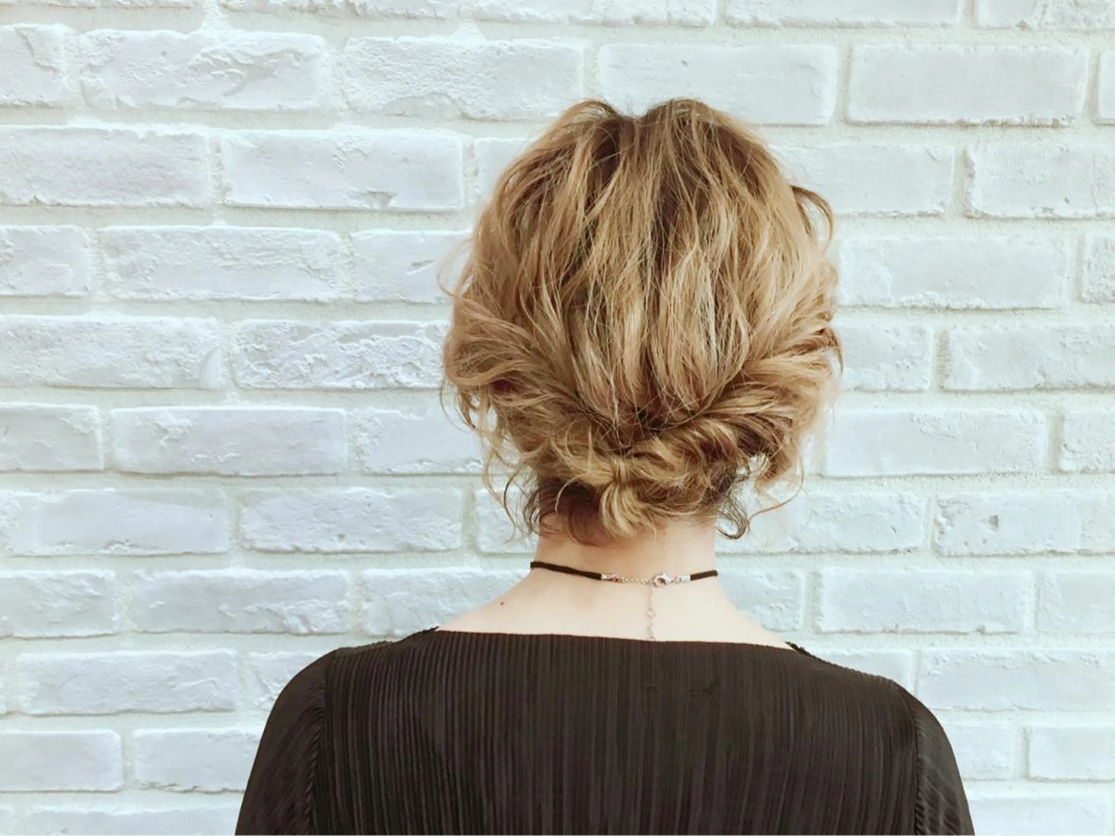ミディアム カラー パーマ ヘアアレンジ 結婚式・ブライダル ボブ rico_by ヘアとアイブロウの眉毛・アイブロウイメージ