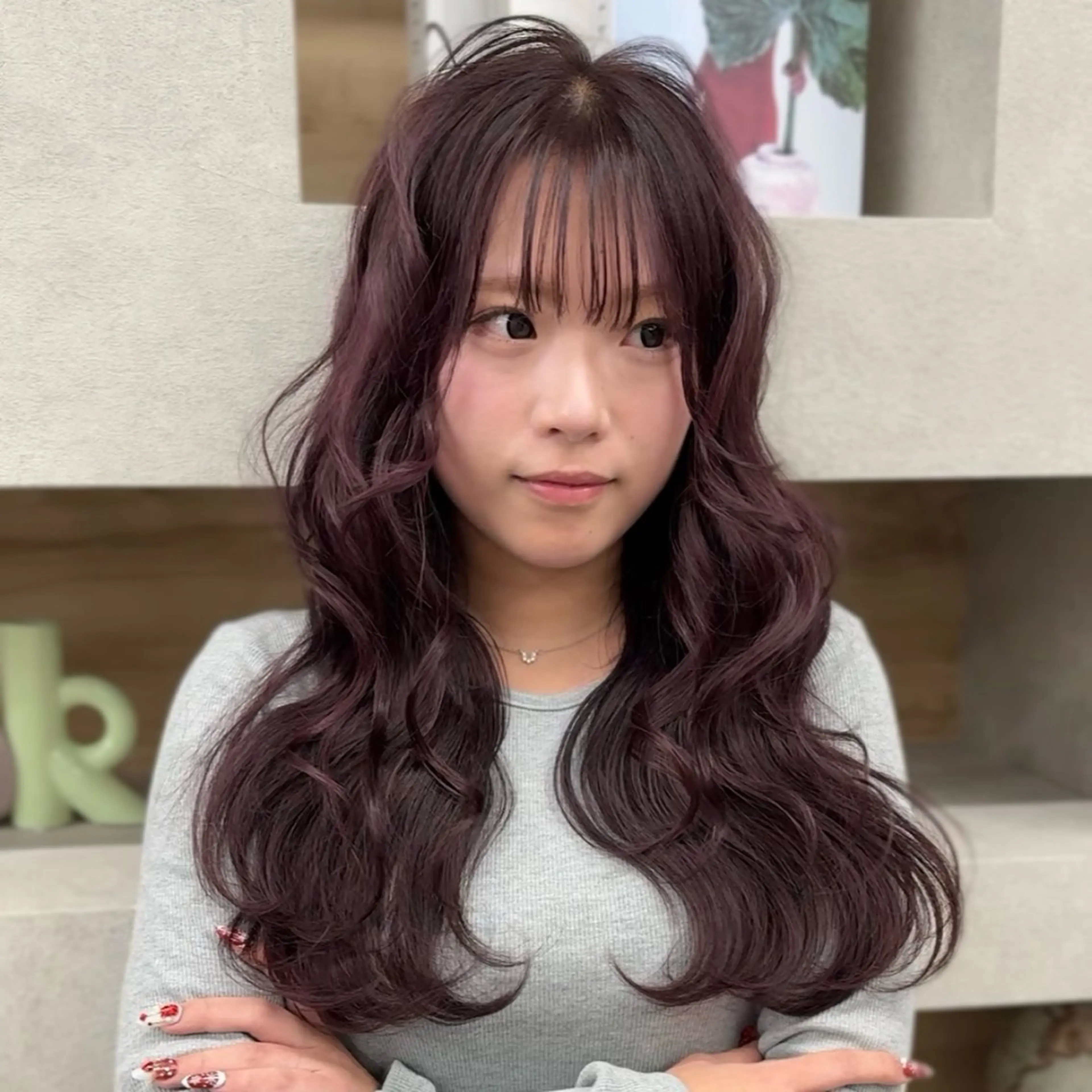 ロング ヘアカラー alo所属・ほの/ブリーチモデル 🎀/艶カラー‎のヘアスタイル