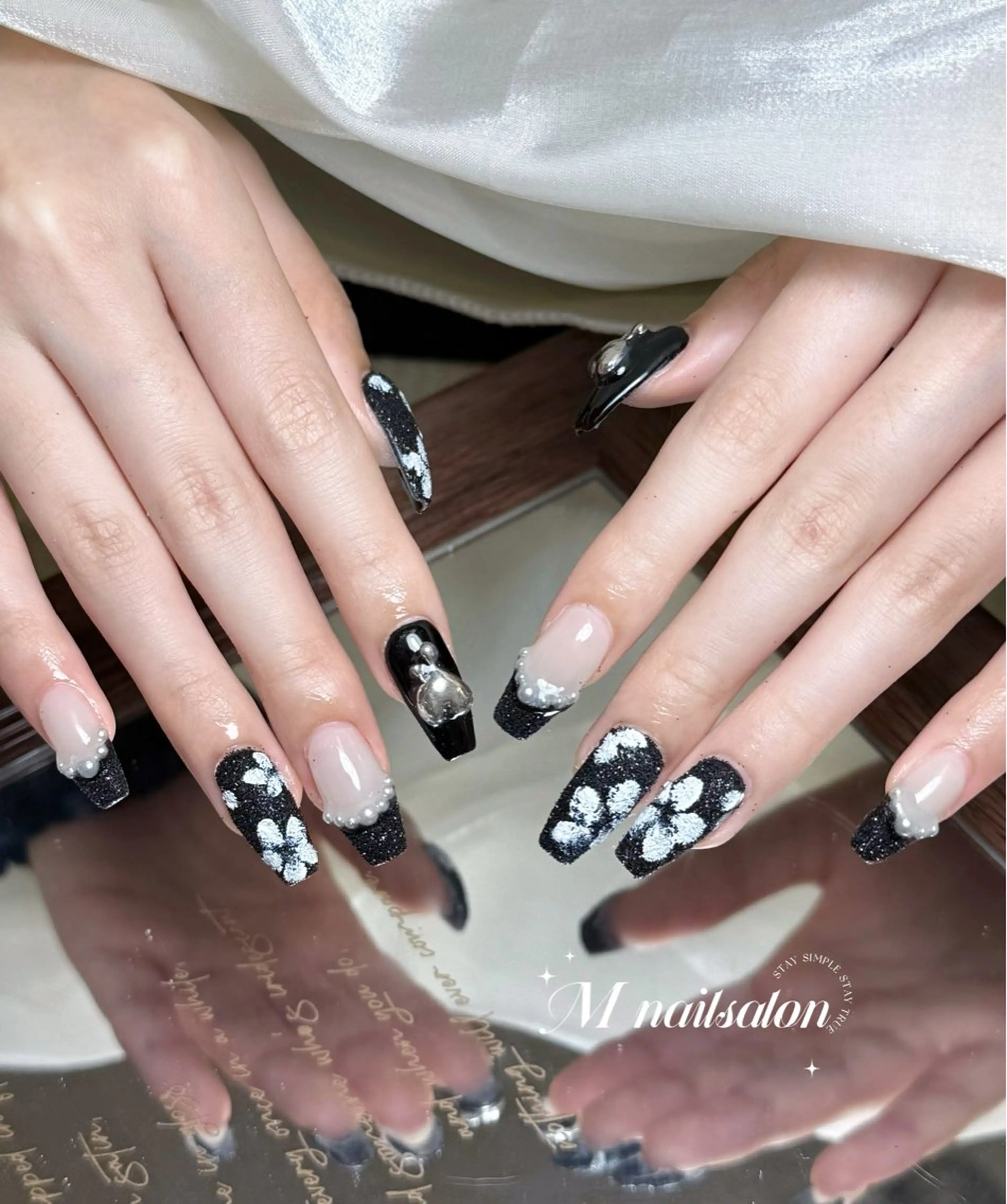ネイル ハンドネイル M🌷nail 長さだし専門店のネイルデザイン