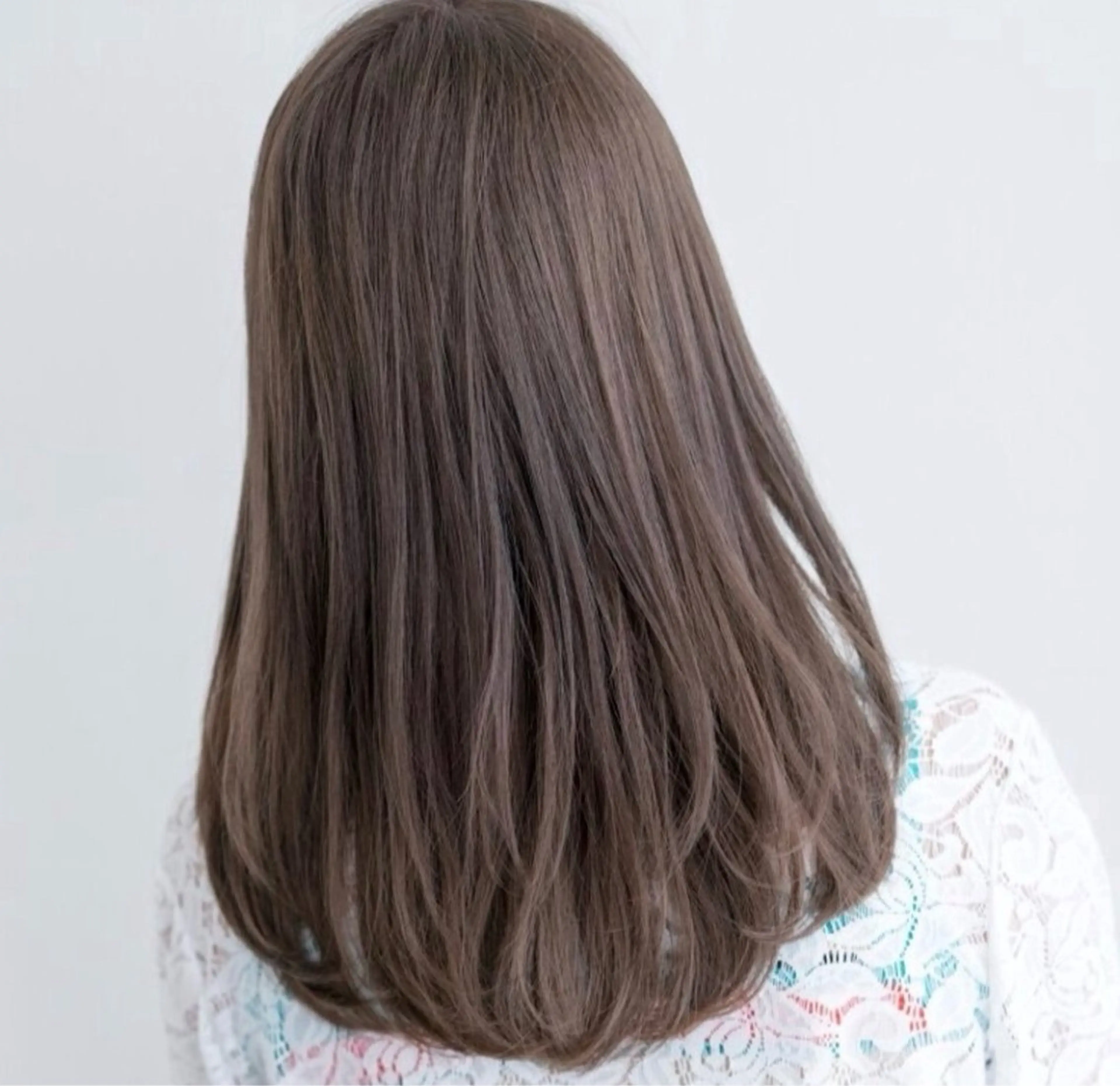 セミロング カラー パーマ ✂︎美容室✂︎ hiroマンツーマンのヘアスタイル