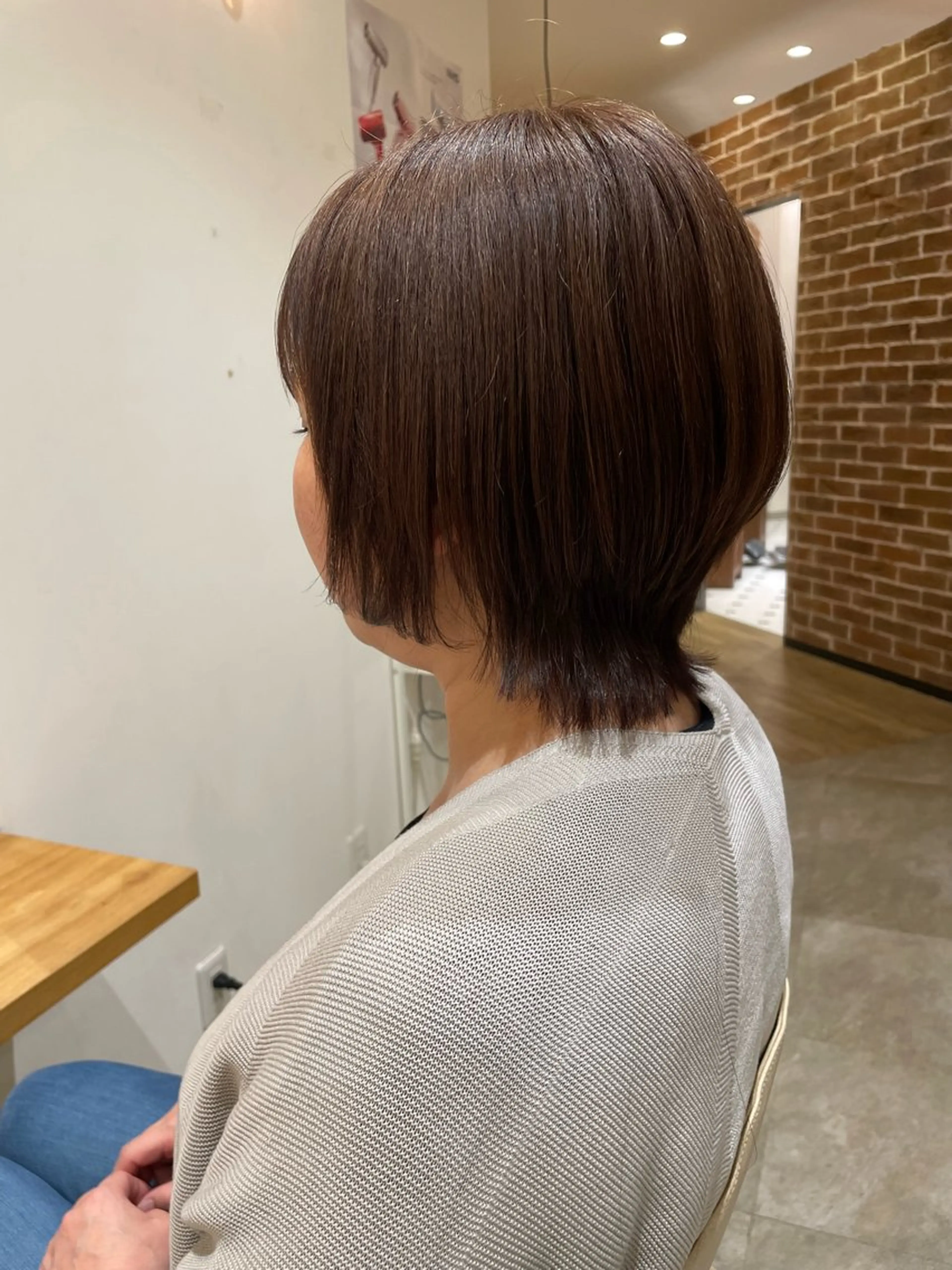 ショート ショートヘア ウルフカット 田中 ゆいかのヘアスタイル