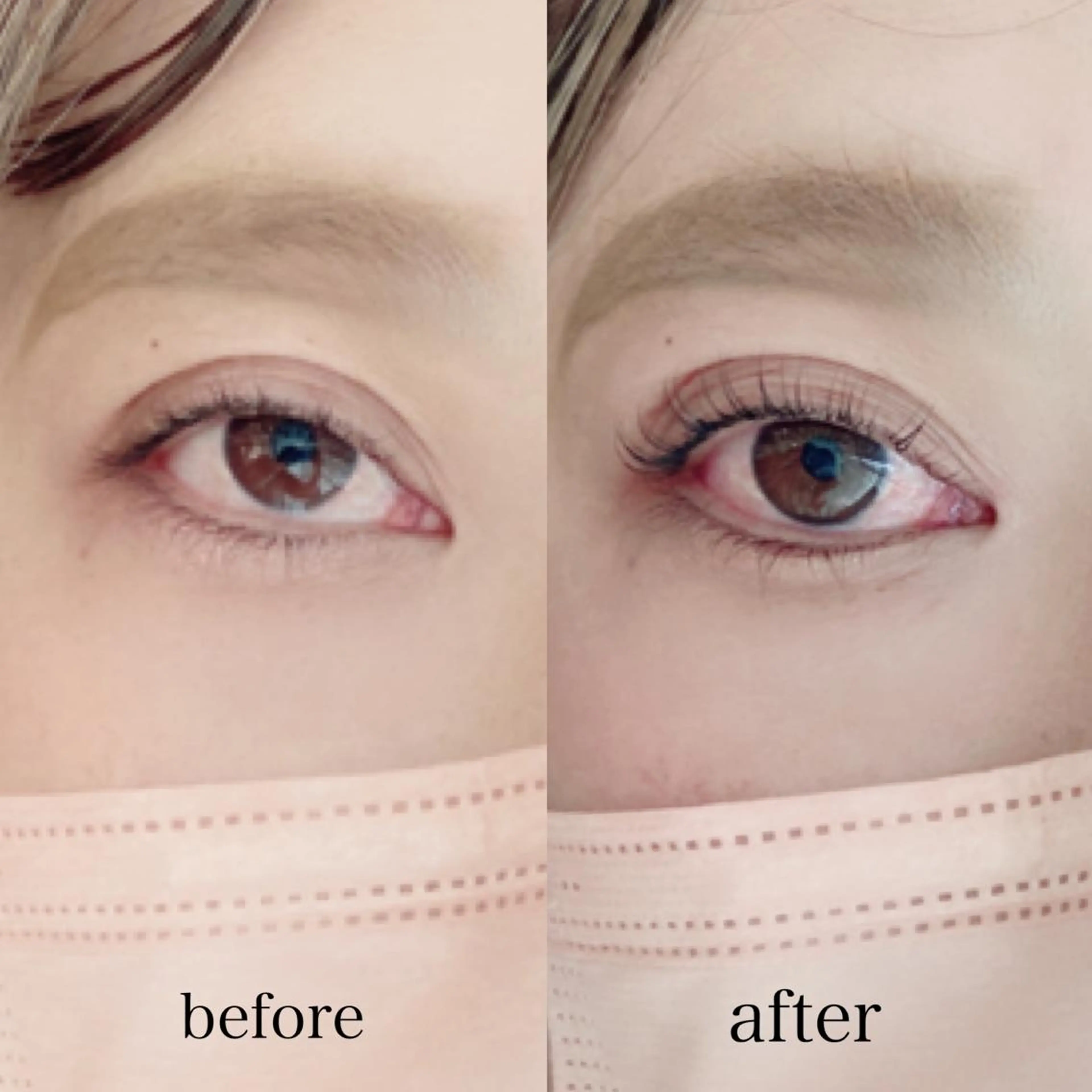 マツエク・マツパ カラーマツエク フラットラッシュ 韓国風マツエク パリジェンヌラッシュリフト まつげパーマ オーダーメイドまつげ ＆まゆげ.RIKAのマツエク・マツパデザイン