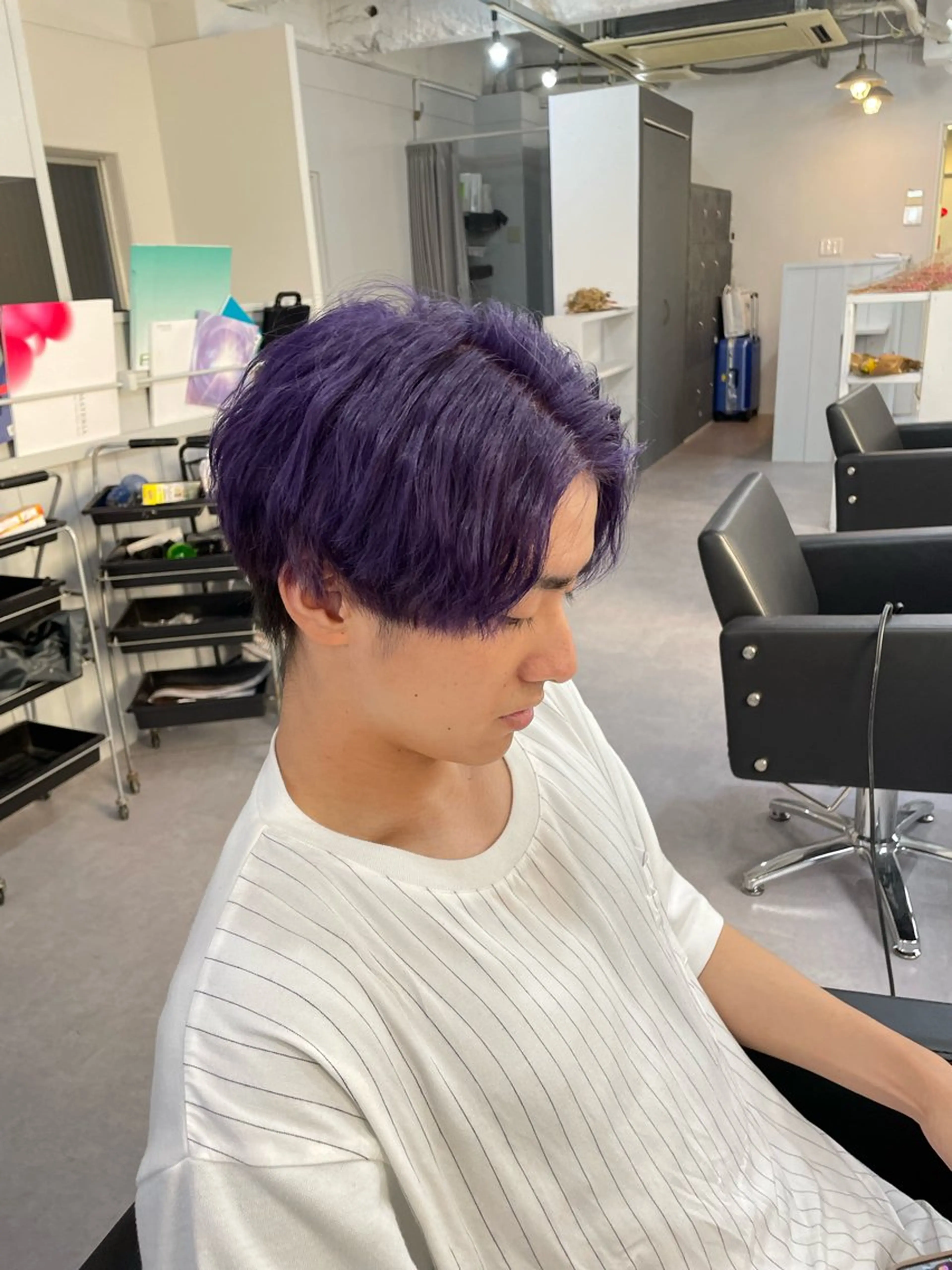 カラー メンズ Cielro/ダブル カラー/西田咲希のヘアスタイル