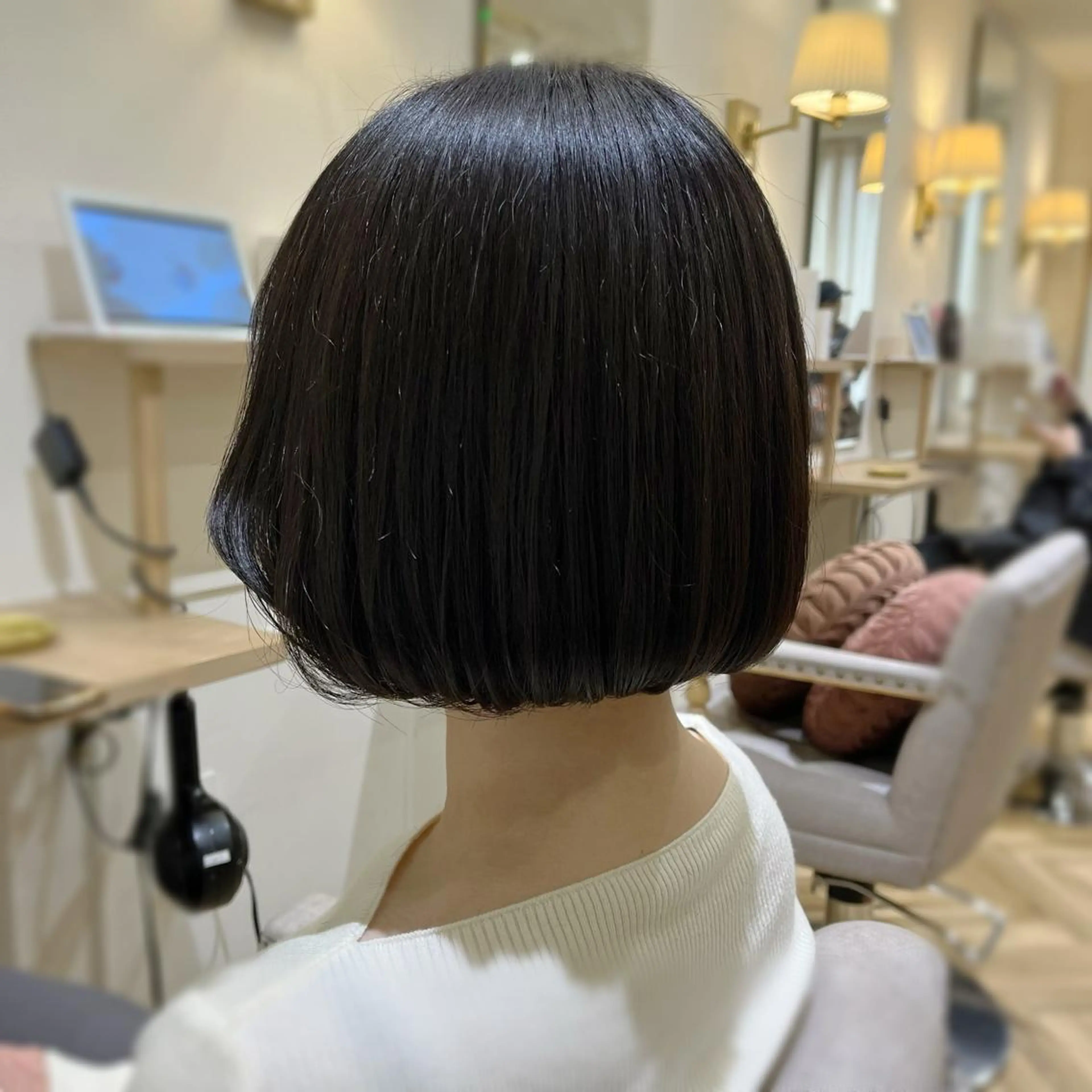 ショート カット ヘアカラー 韓国ﾍｱ&ｼｮｰﾄ ボブ💜桑原のヘアスタイル