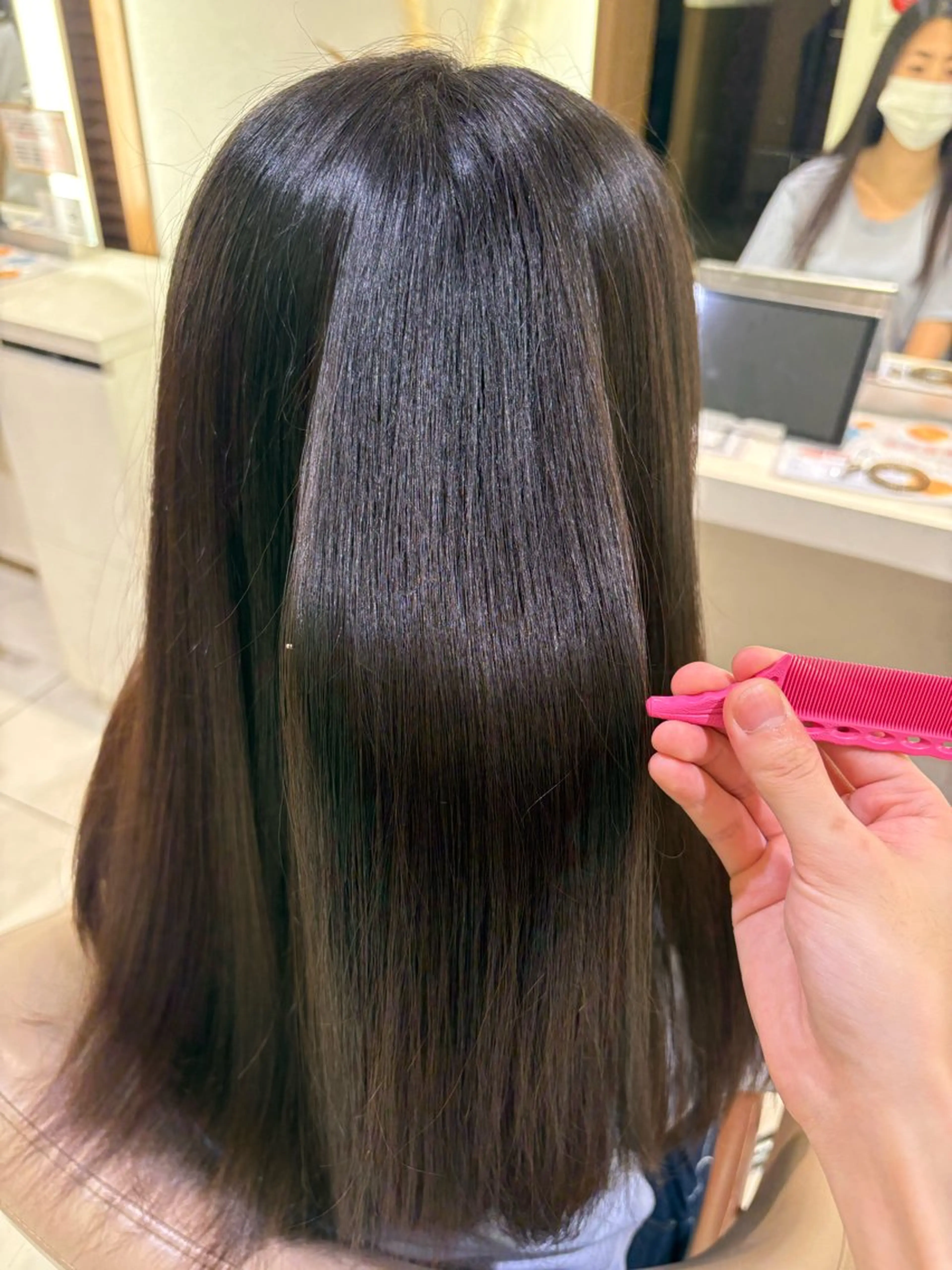 ロング トリートメント 菅野翔汰/髪質改善 カラー/ブリーチのヘアスタイル