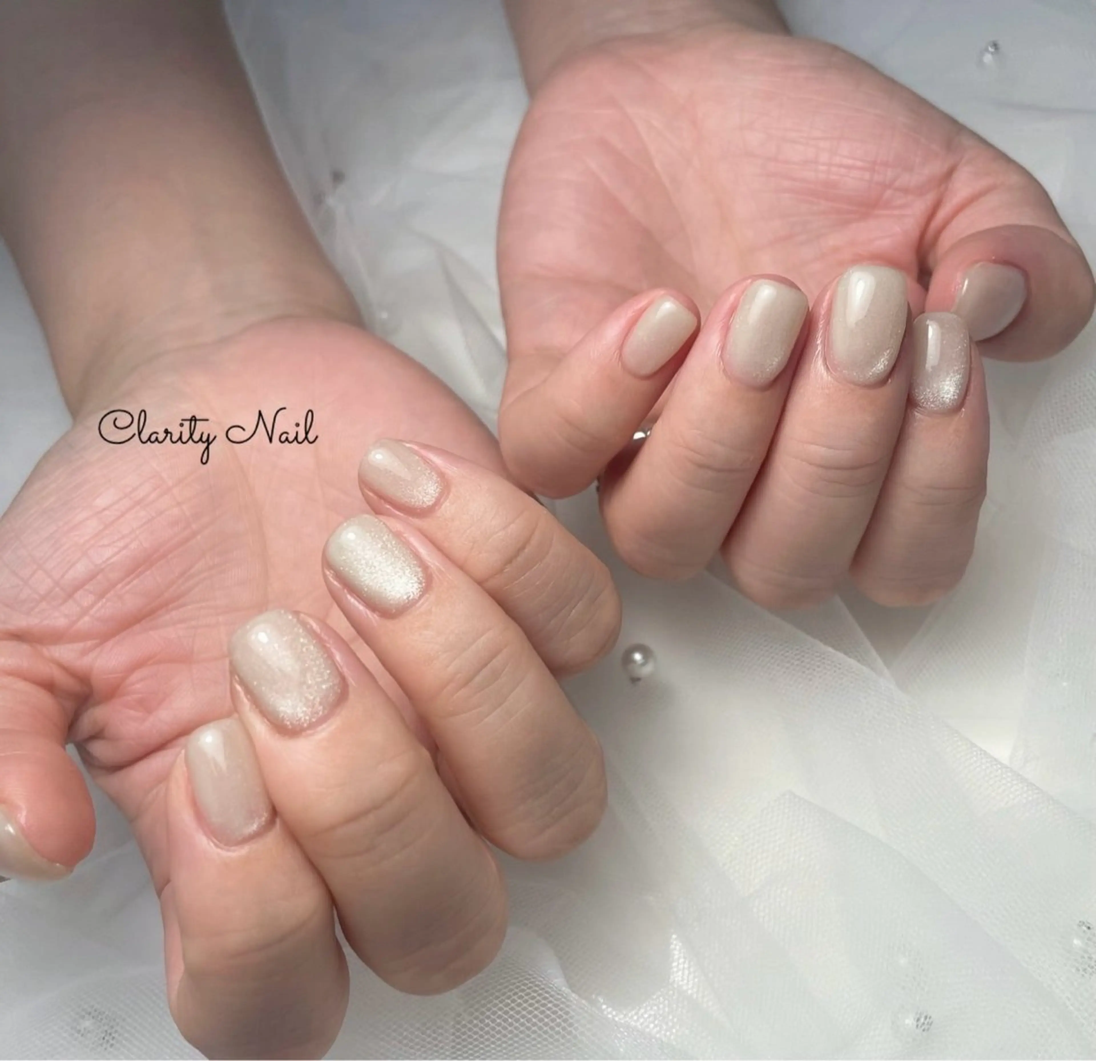 ネイル マグネットネイル ワンカラーネイル ハンドネイル Clarity Nailのネイルデザイン