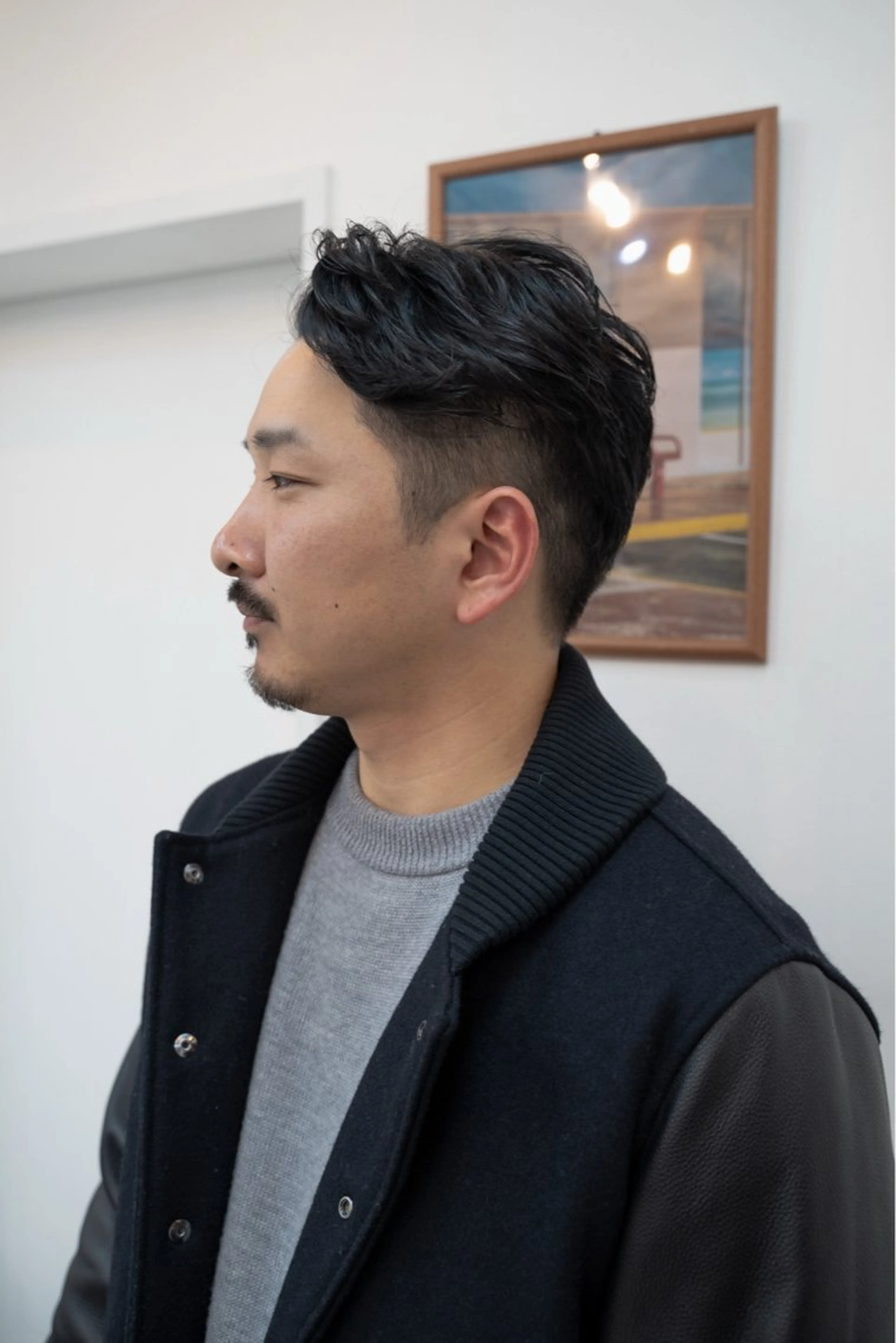 メンズ 短髪/ｼｮｰﾄ/ ﾃｰﾊﾟｰﾌｪｰﾄﾞのヘアスタイル