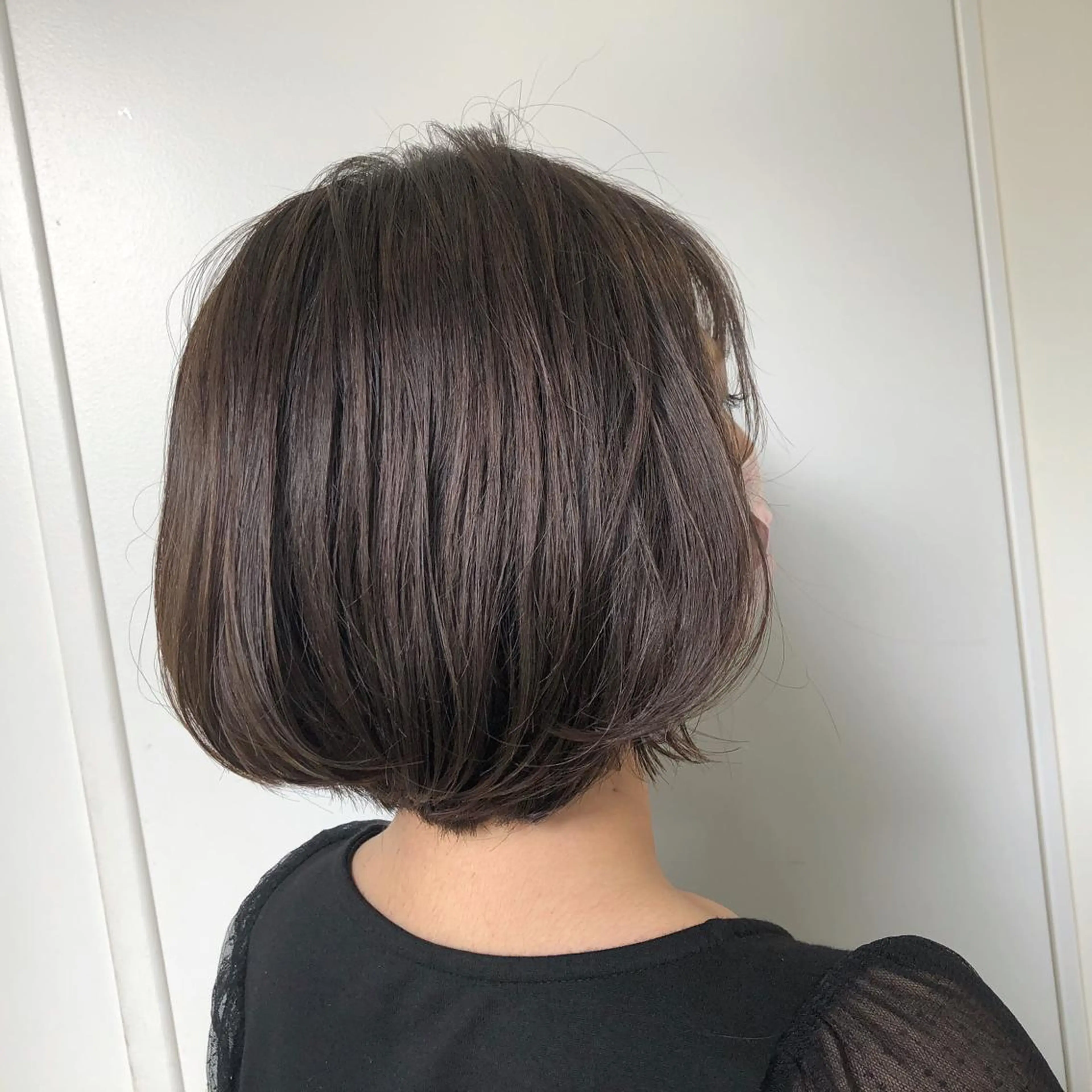 ショート カラー アッシュ ラベンダーカラー ラベンダーアッシュ 髪質改善サロン 梅田/ヨナミネのヘアスタイル