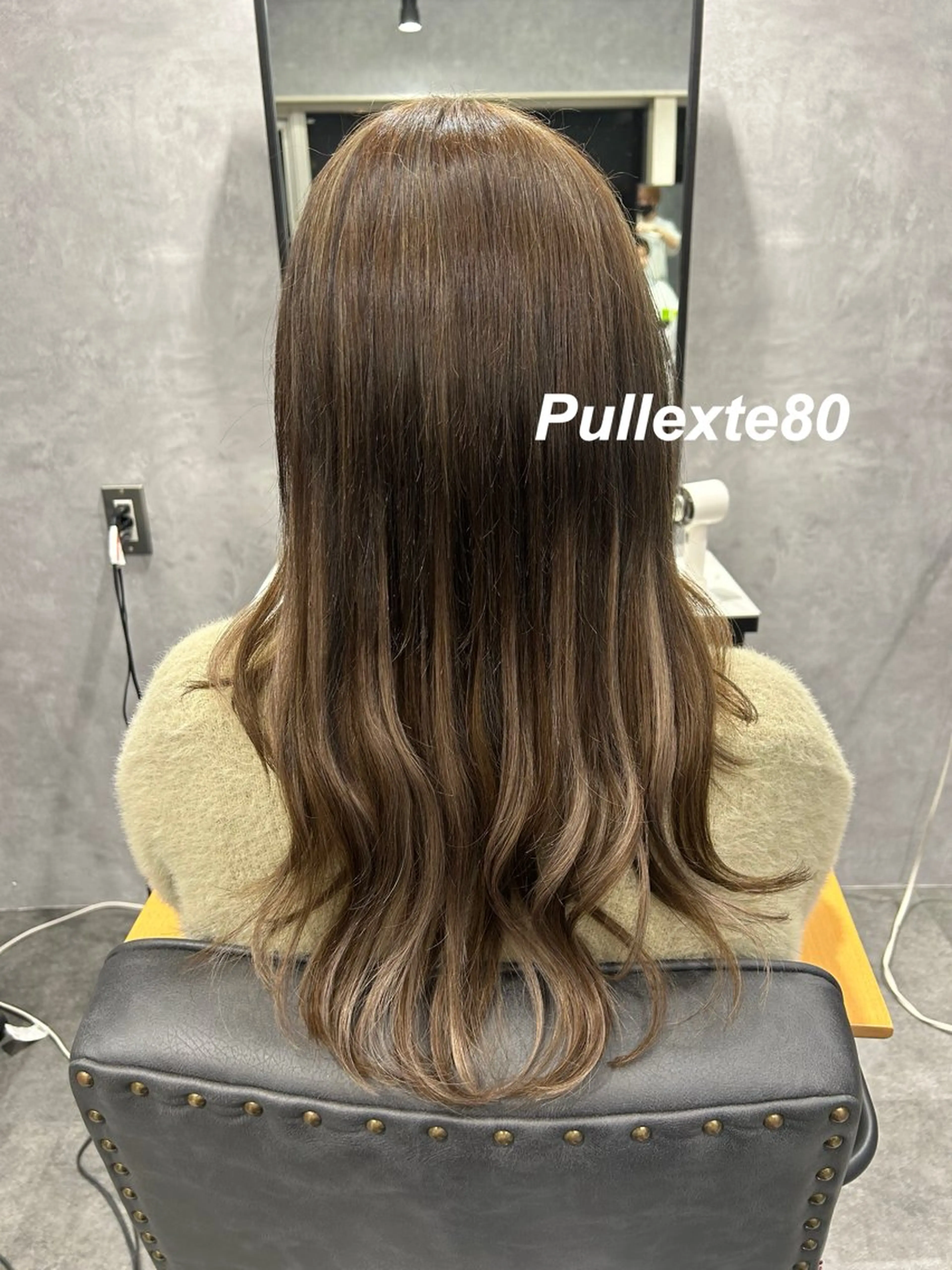 セミロング カラー プルエクステ ハイライトカラー インナーカラー エクステ ハイライト ヘアカラー エクステ プルエクステ/インナ ーカラー🦊はるなのヘアスタイル