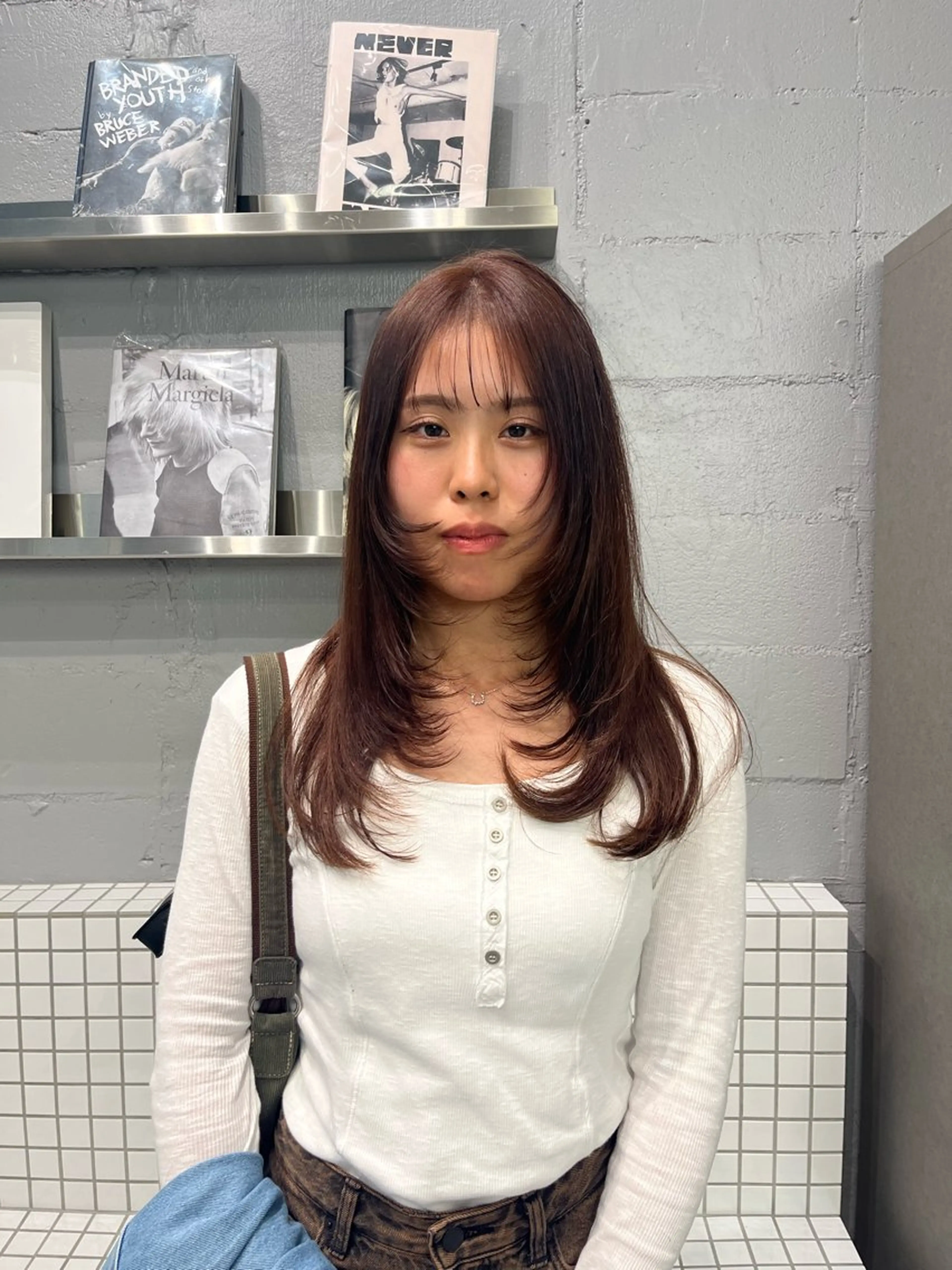 セミロング eyelist : shiho.:*☆のヘアスタイル