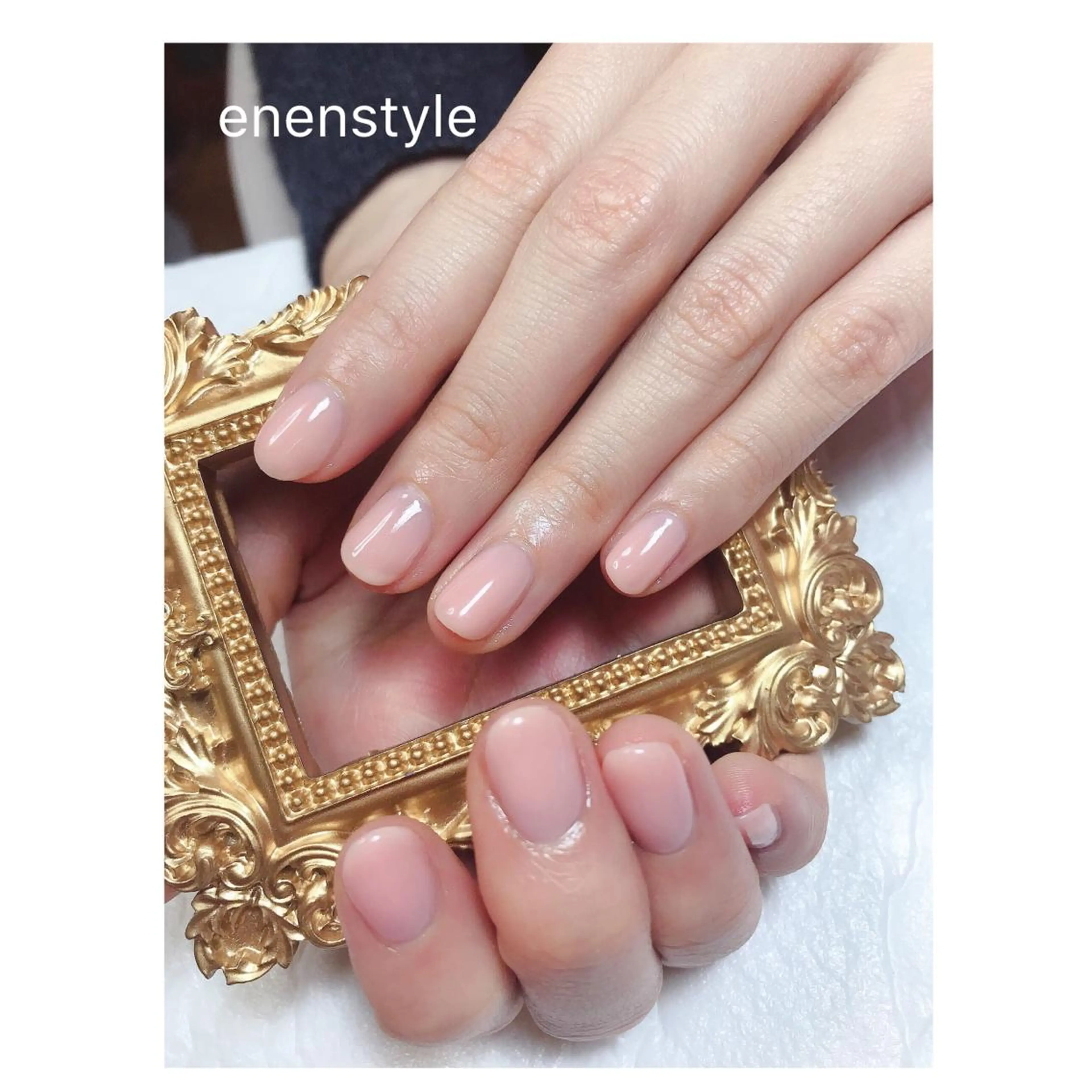 ショート ネイル ジェルネイル ニュアンスネイル オフィスネイル ワンカラーネイル ピンク 👑enen style👑のネイルデザイン