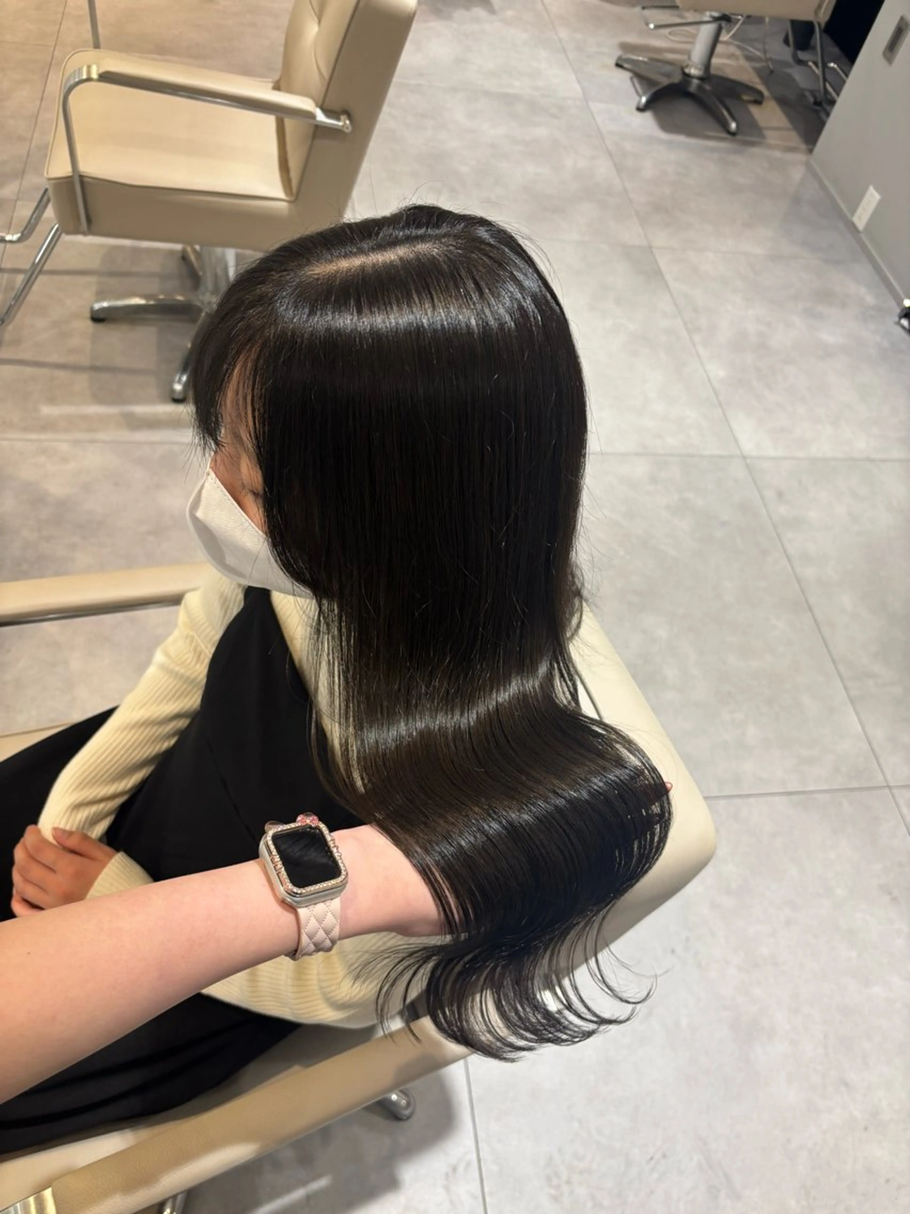 ロング カラー ヘアカラー トリートメント Bond Story lumiere所属・miku/暖色カラー /メンズ歓迎のヘアスタイル