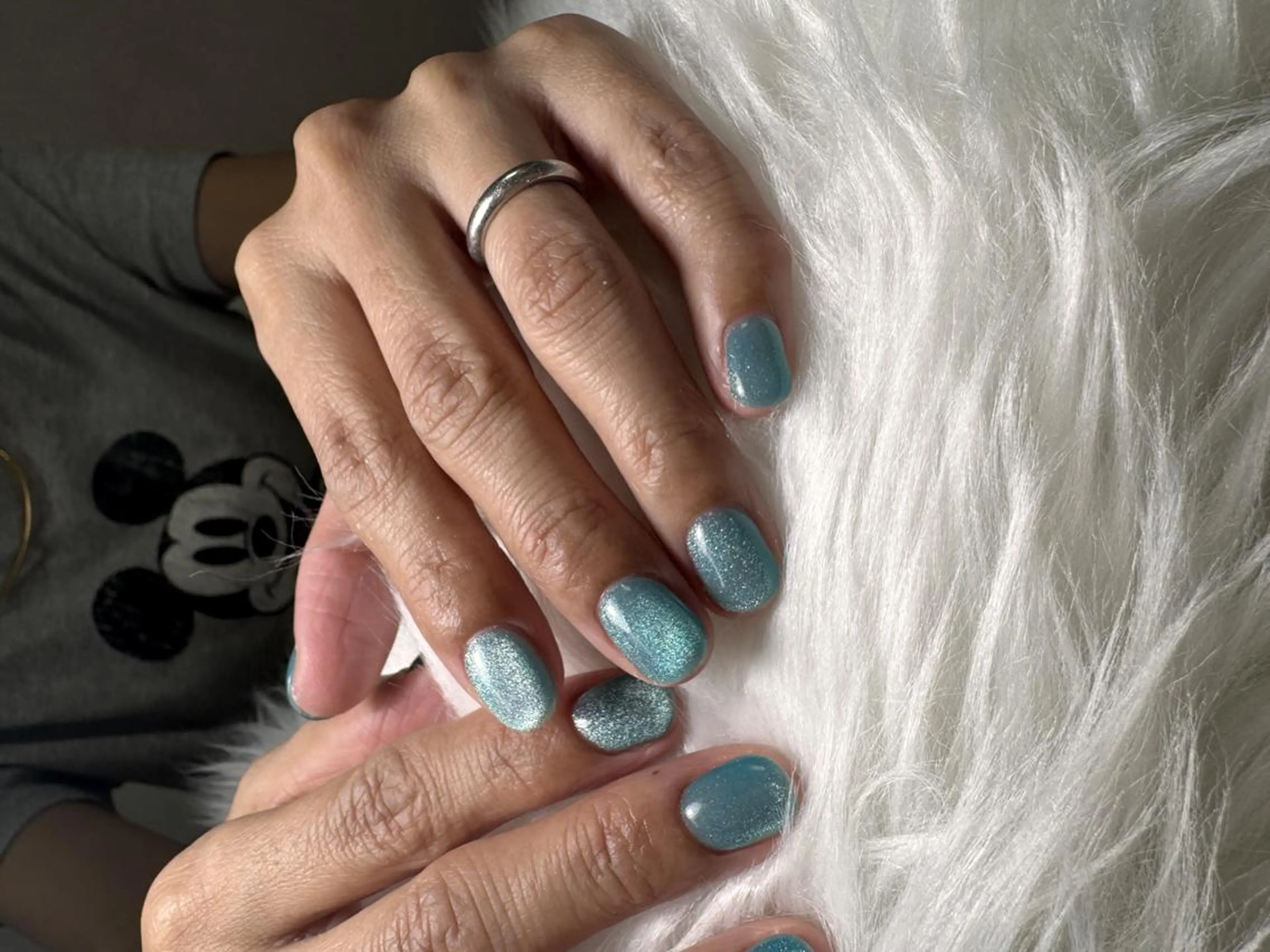 ネイル フットネイル ジェルネイル マグネットネイル 持ち込み ニュアンスネイル ミリ ネイルサロンのネイルデザイン