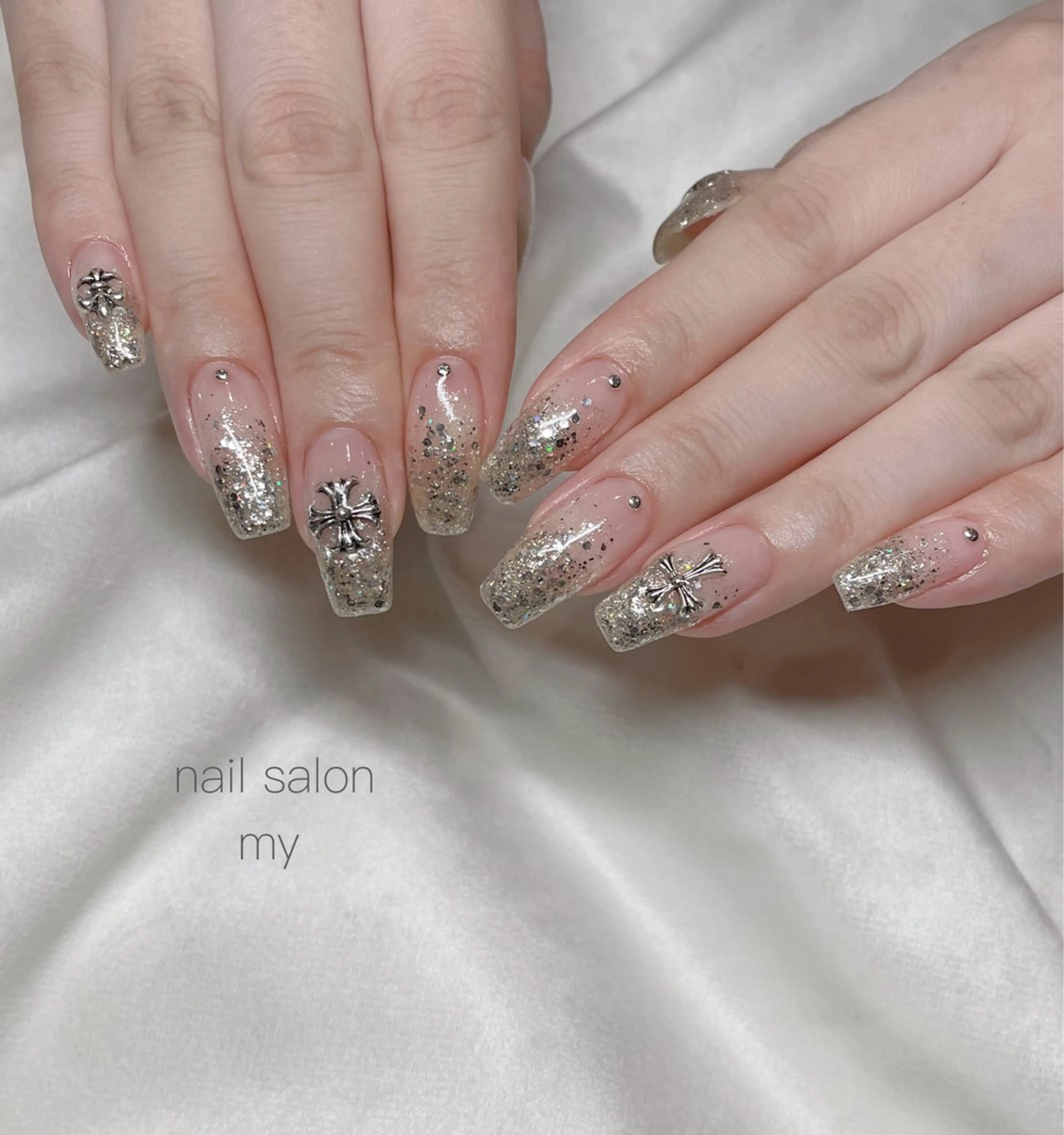 ネイル 韓国ネイル ニュアンスネイル ワンホンネイル NailSalon MYのネイルデザイン