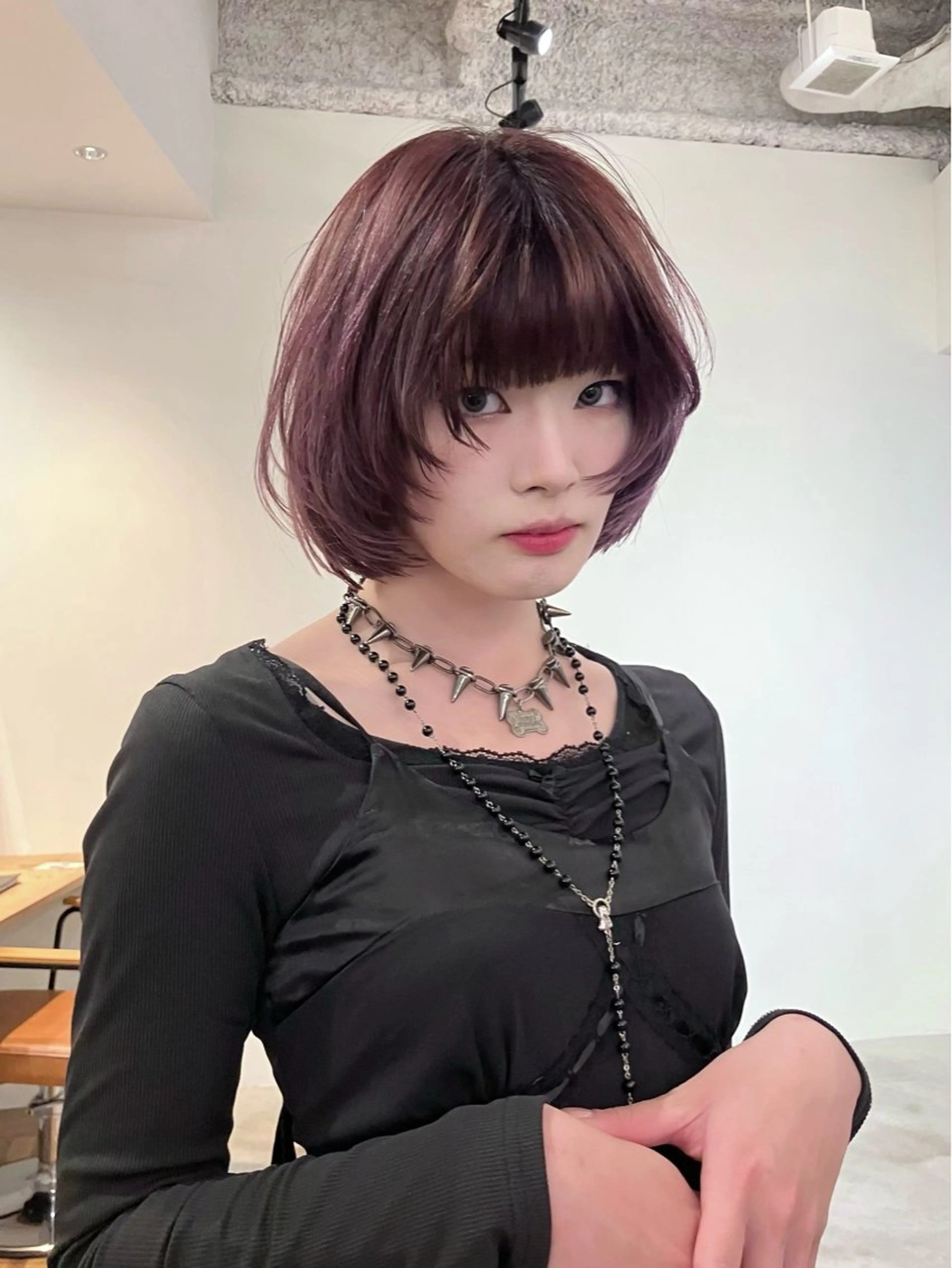 ショート ボブレイヤー ボブ レイヤーカット カット ボブ/レイヤー 大阪梅田/きょうかのヘアスタイル