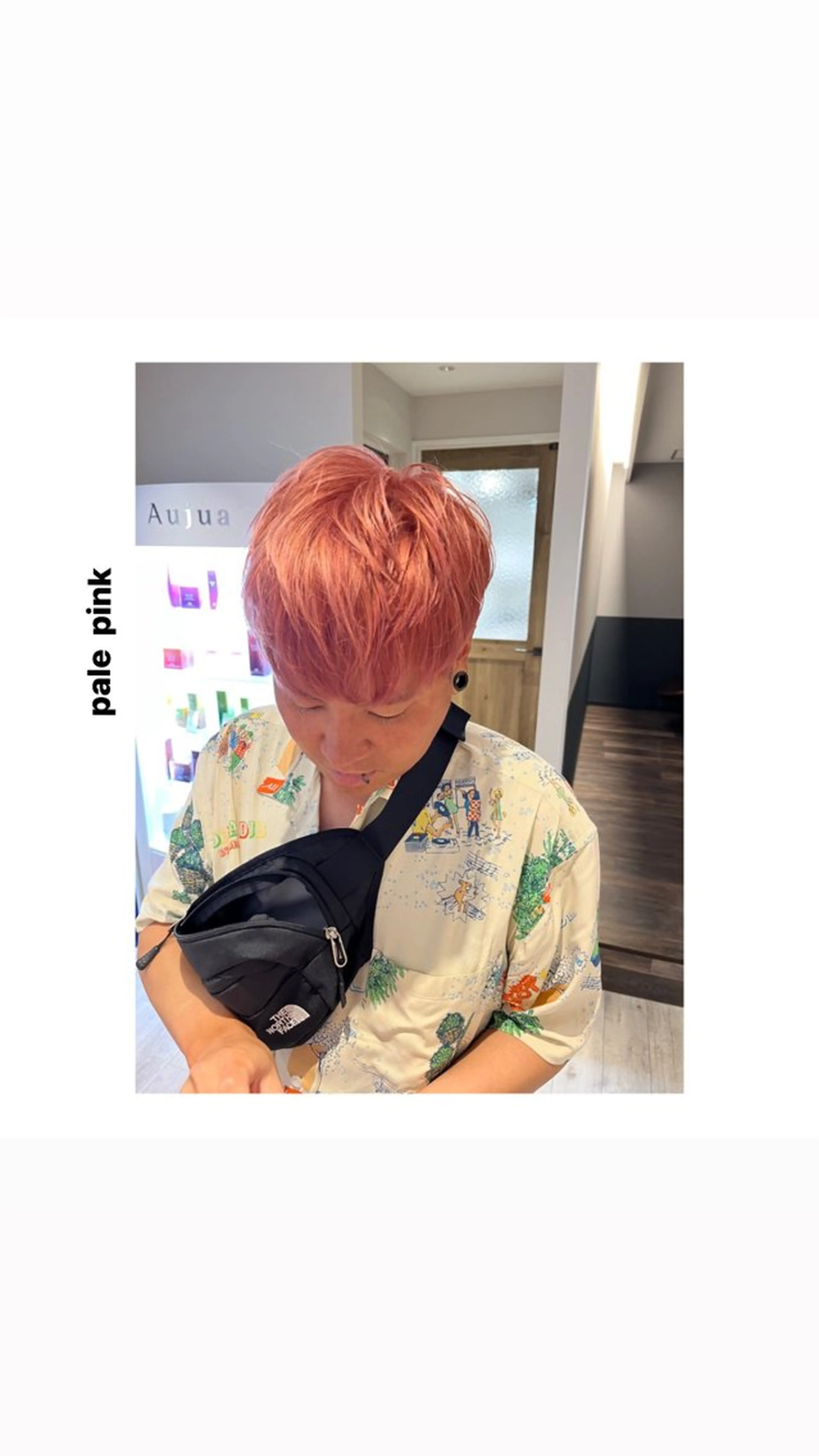 ショート カラー パーマ ヘアアレンジ メンズ キッズ ネイル マツエク・マツパ アイブロウ ピンクカラー カラーマツエク ピンク カット ヘアカラー トリートメント hiro【沿線で叶う 似合わせhair】のヘアスタイル