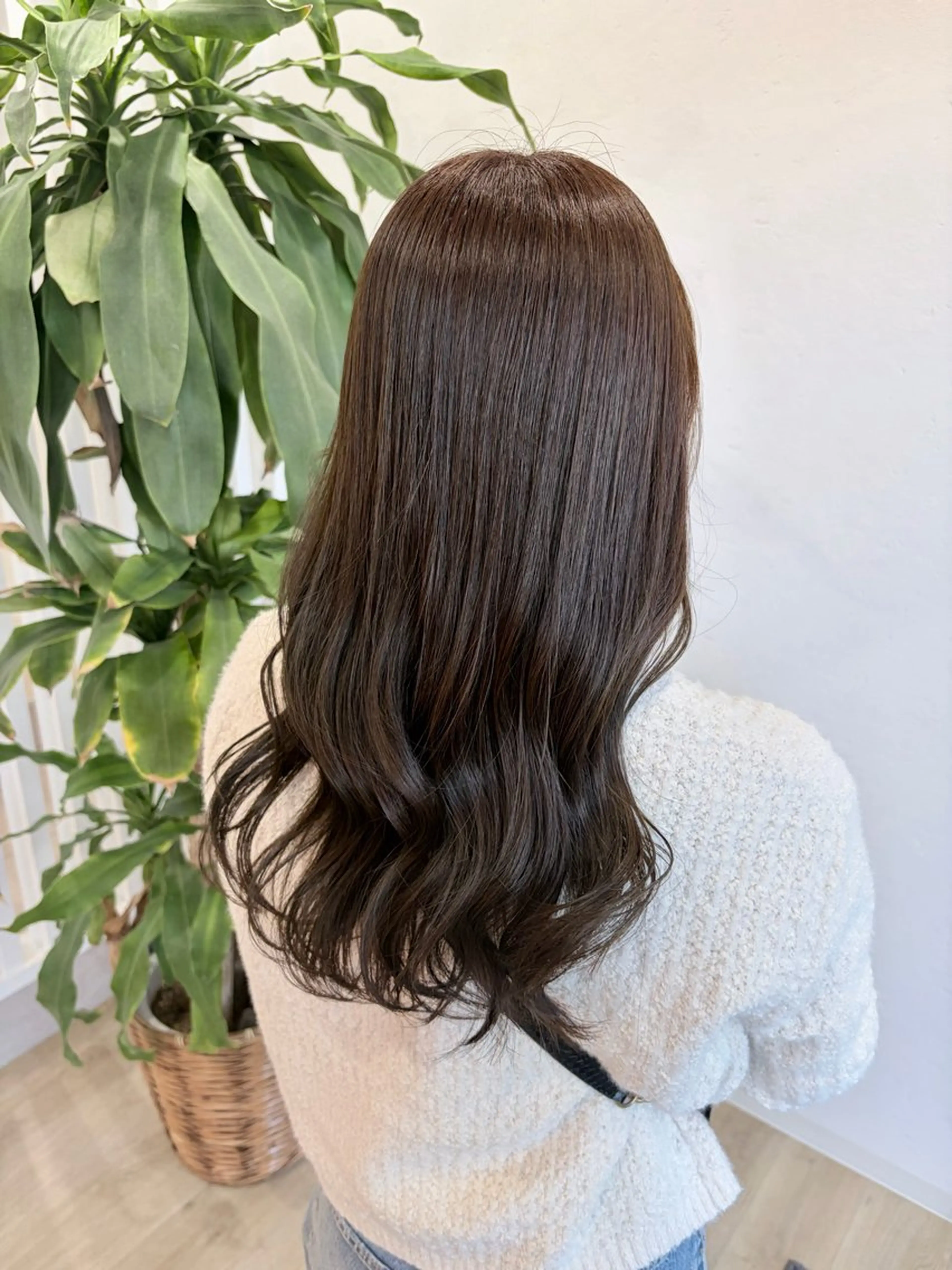 ロング カラー 中田 百笑のヘアスタイル