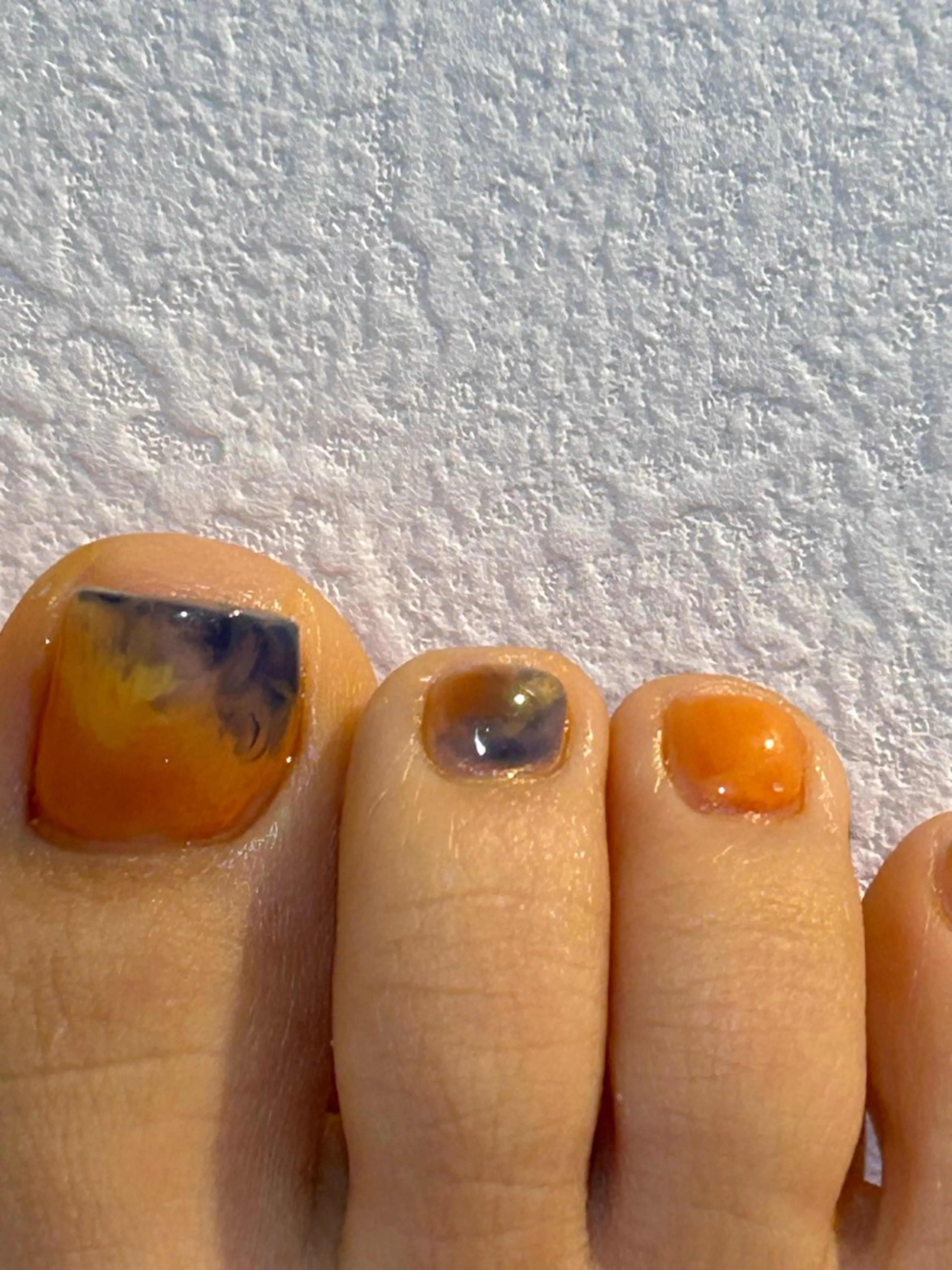 ネイル ワンカラーネイル mellow:ｸﾙﾐ ﹡˖˟༝🎀˖˟ ༝のネイルデザイン