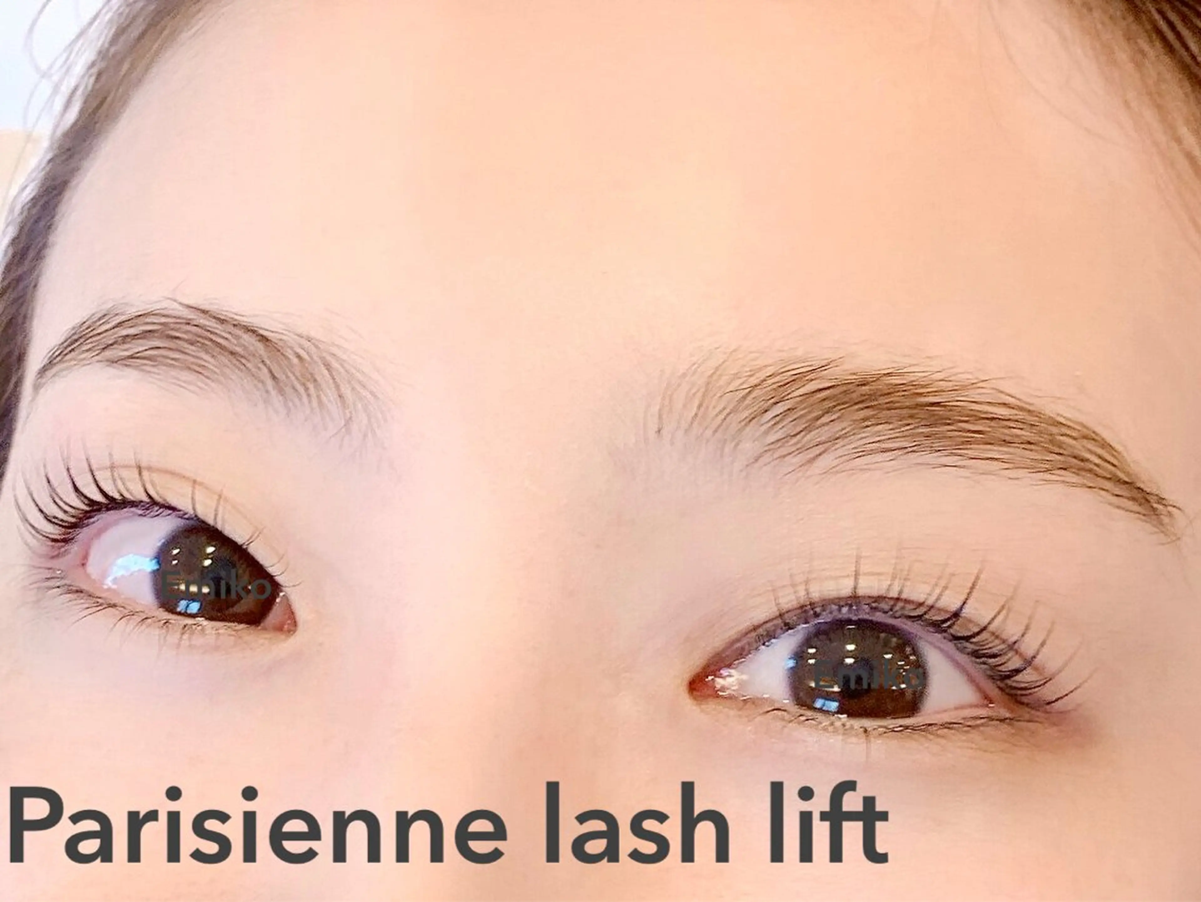 マツエク・マツパ フラットラッシュ ナチュラル パリジェンヌラッシュリフト 下まつげエクステ 一重×まつ毛パーマ マツパ 美まつ毛❤️美眉毛 🌈✨Mebereのマツエク・マツパデザイン