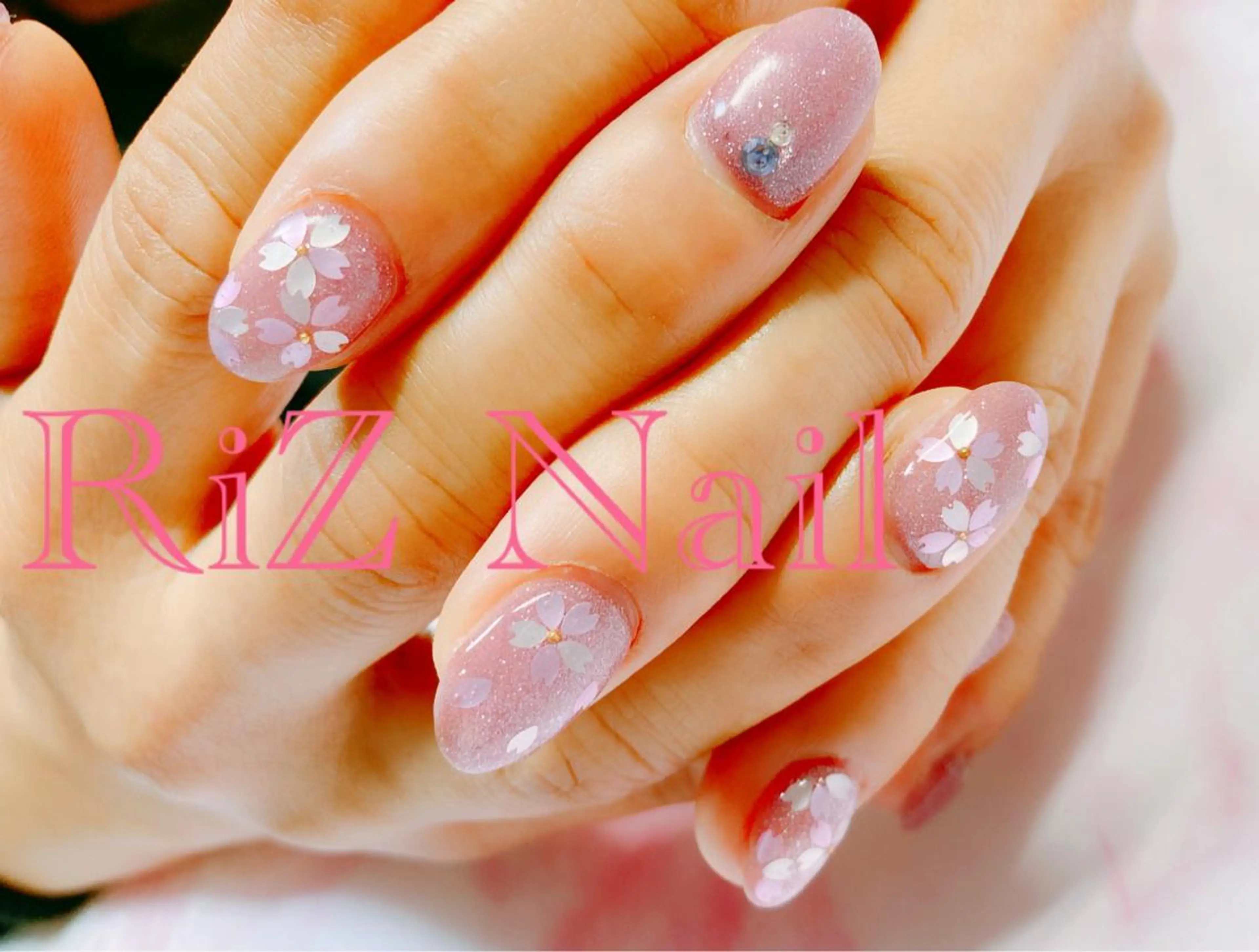 ネイル 春ネイル ハンドネイル RiZ nail salonのネイルデザイン