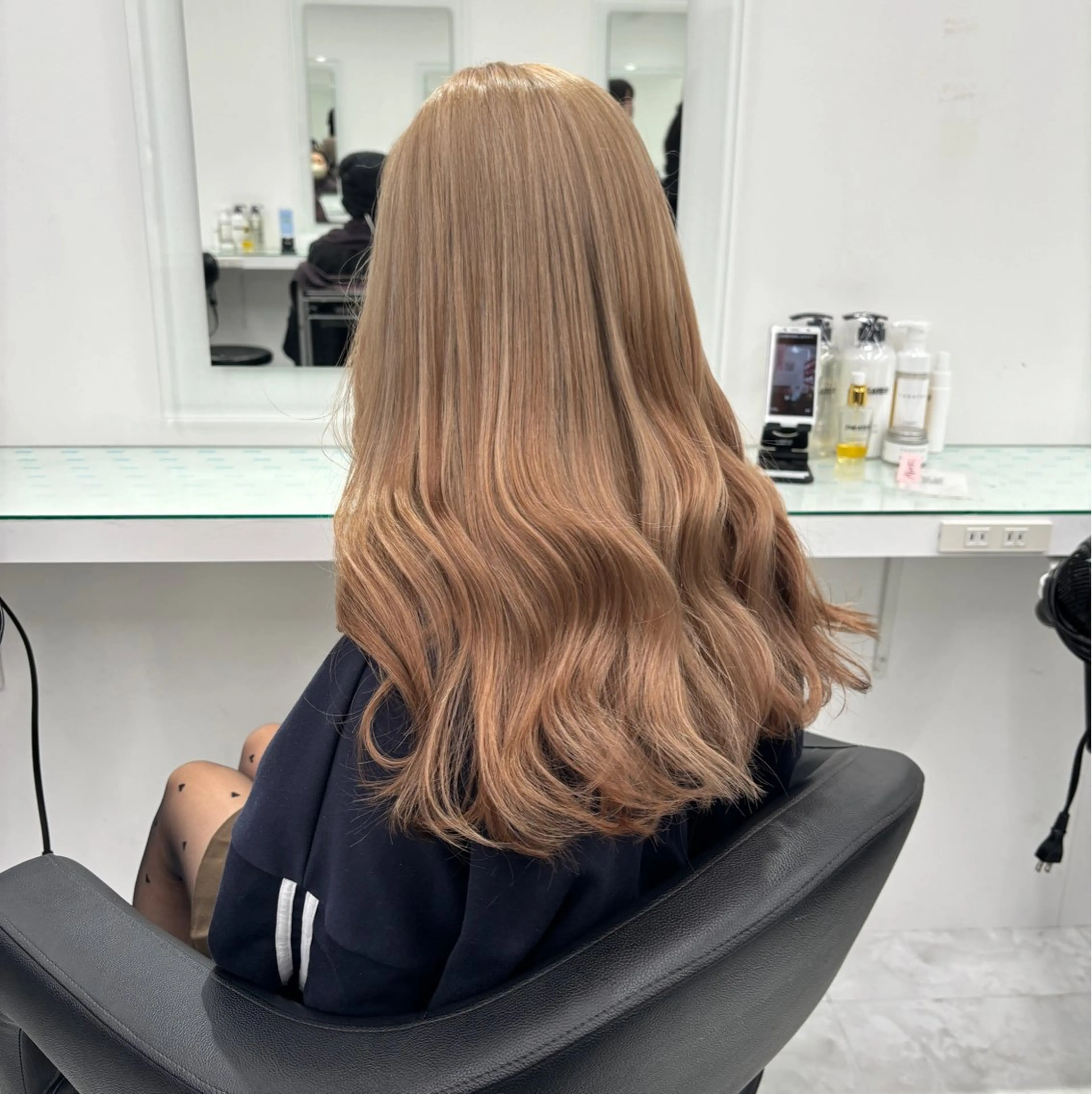 ロング カラー 💖ミルクティー💖 あかり💖のヘアスタイル