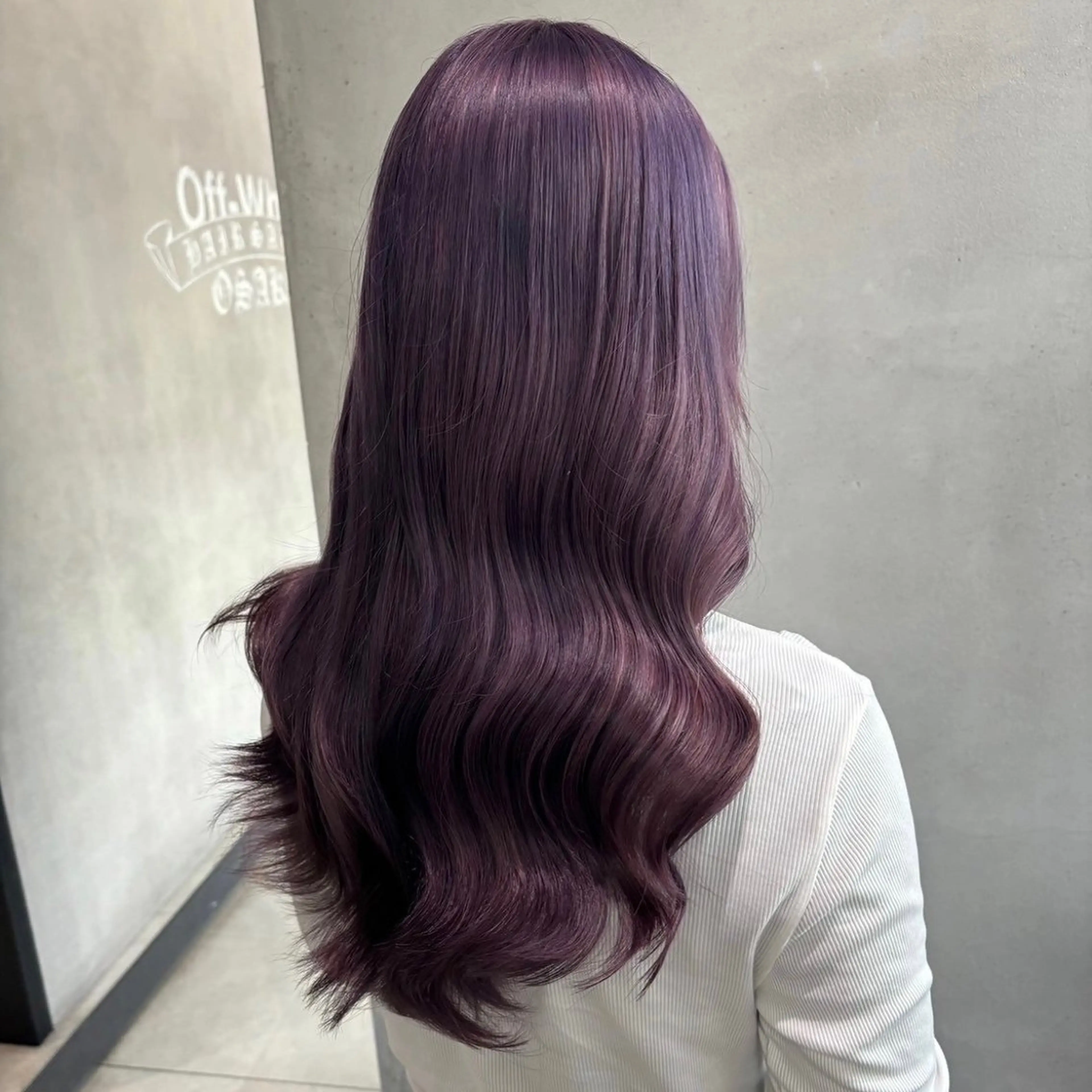 カラー ヘアカラー offwhite Nano🪩🧡のヘアスタイル