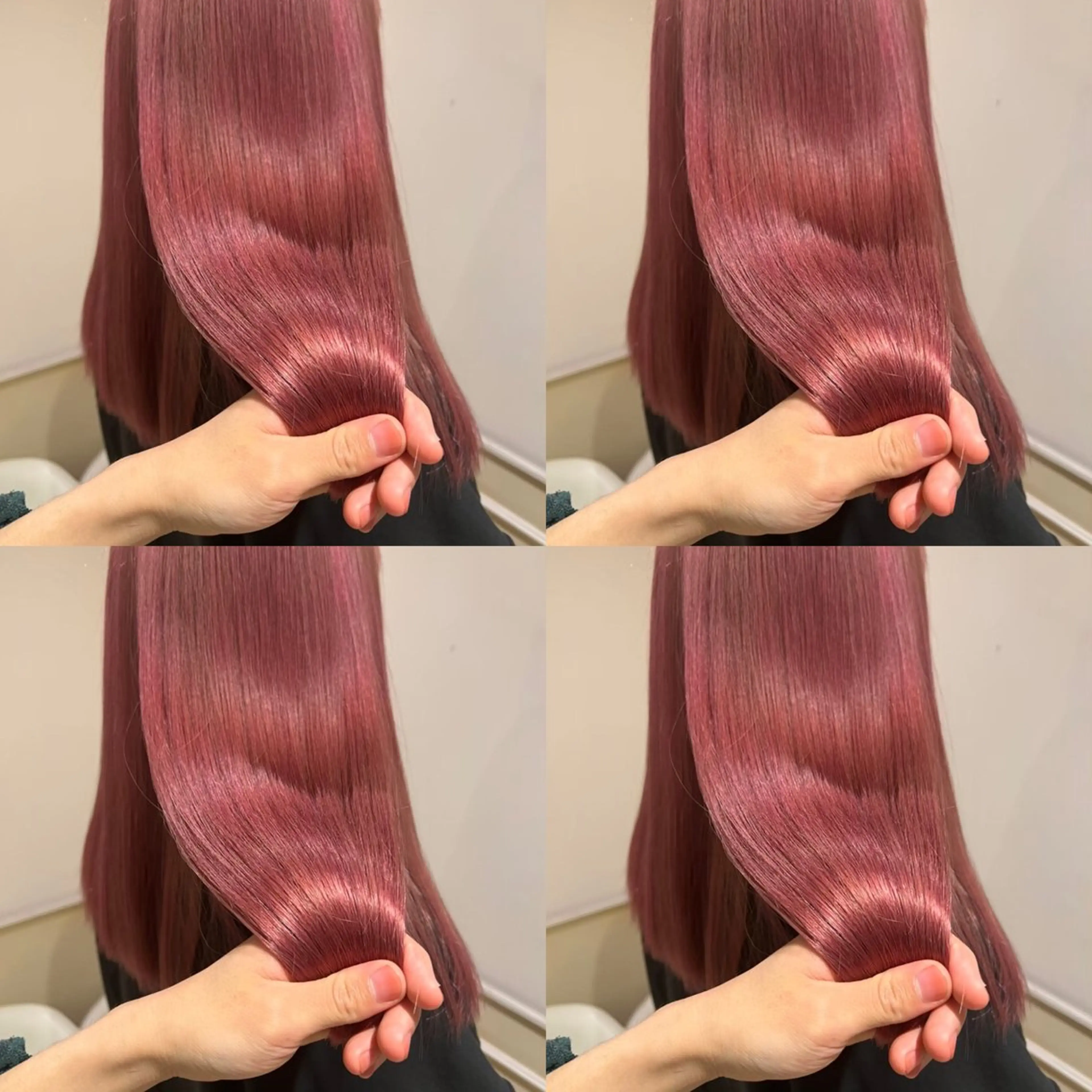 セミロング カラー ヘアアレンジ 💎韓国レイヤー ×エクステゆうま💎のヘアスタイル