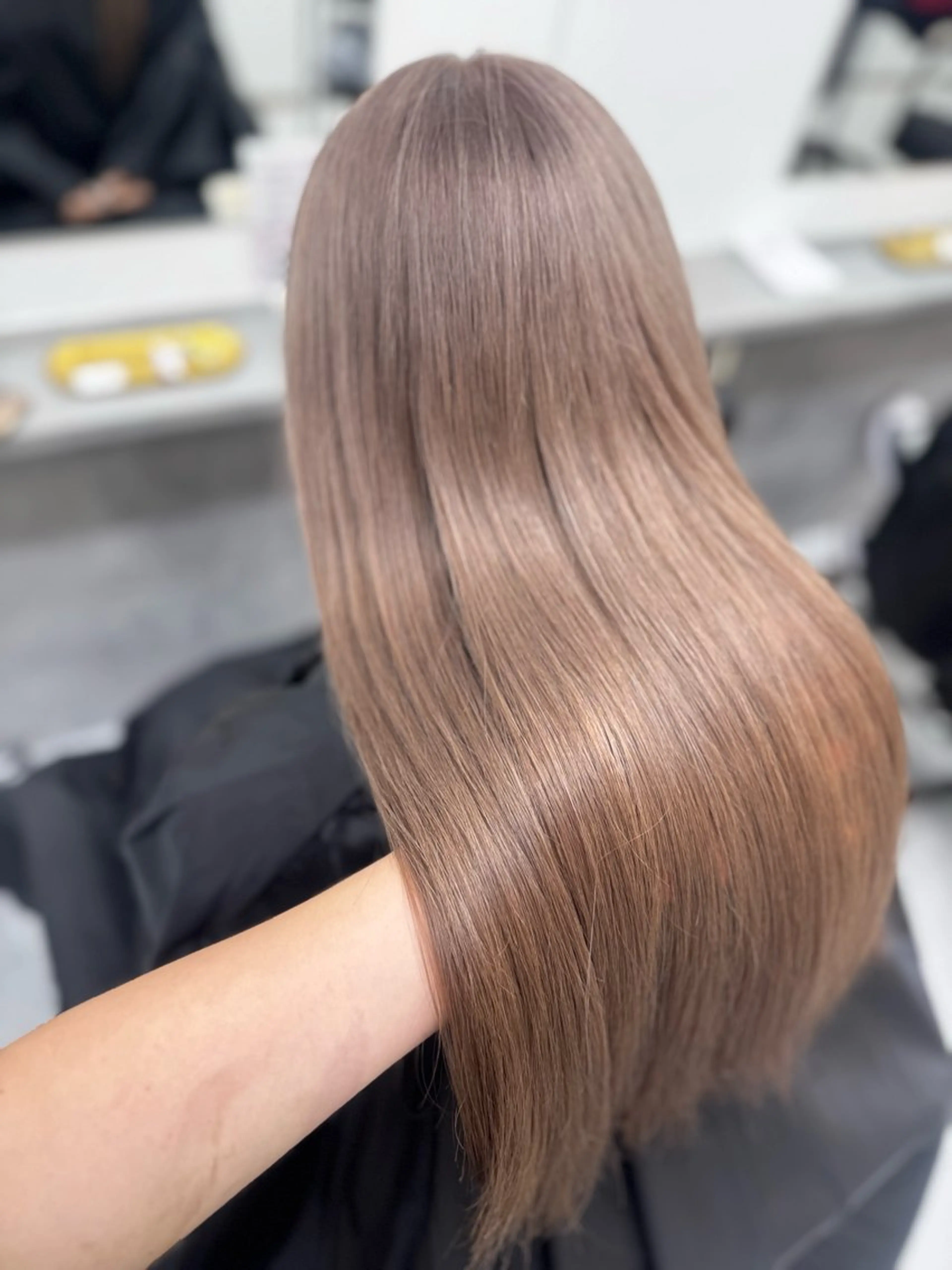 ロング ヘアカラー トリートメント ダブルカラー✨️ 五島桜樫のヘアスタイル