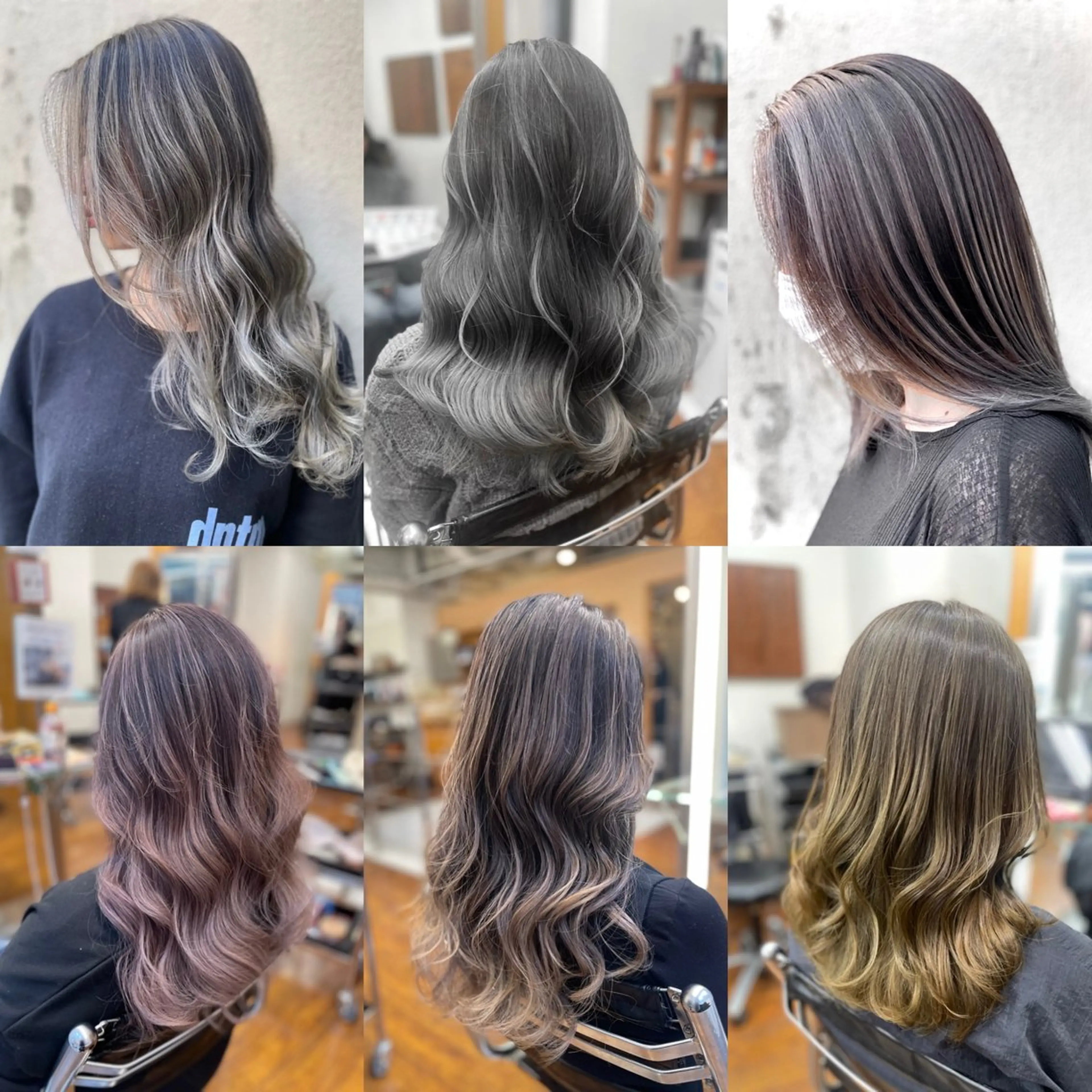 セミロング レイヤーカット カット ヘアカラー トリートメント バレイヤージュ⭐️ 栄/舩木裕矢のヘアスタイル