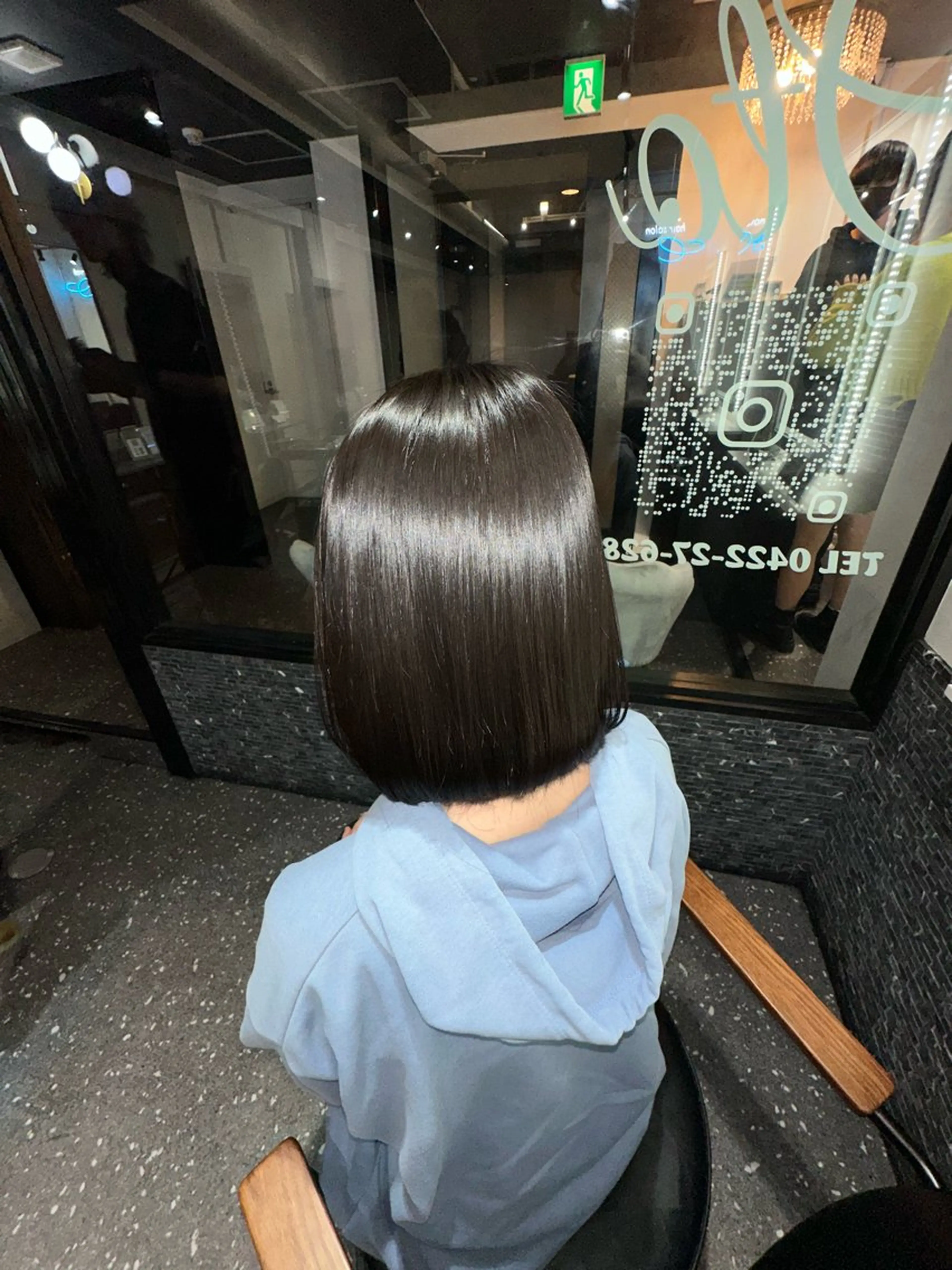 ミディアム パーマ カット 縮毛矯正 トリートメント 髪質改善⭐️縮毛矯正 中野⭐️Rinaのヘアスタイル