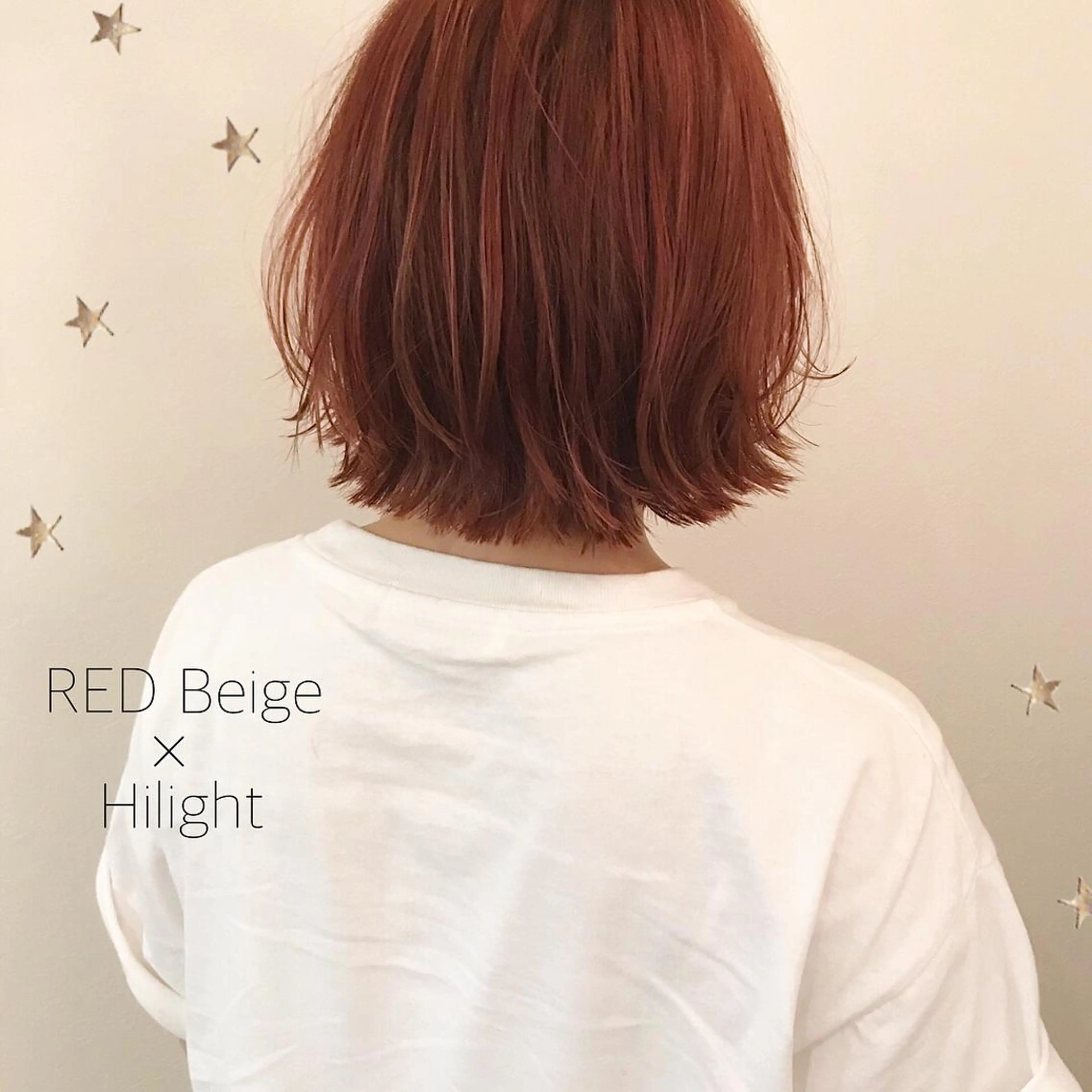 ミディアム カラー 市川 千夏のヘアスタイル