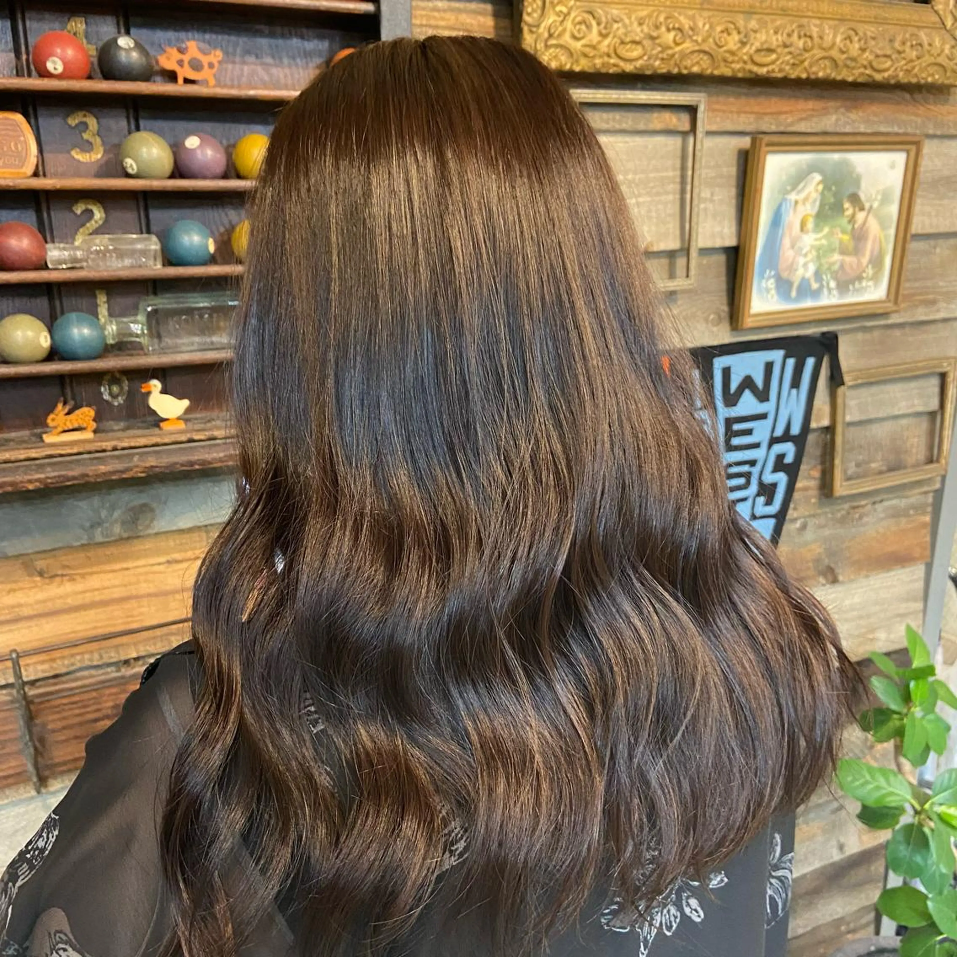 ロング カラー ヘアカラー 川崎 かなでのヘアスタイル