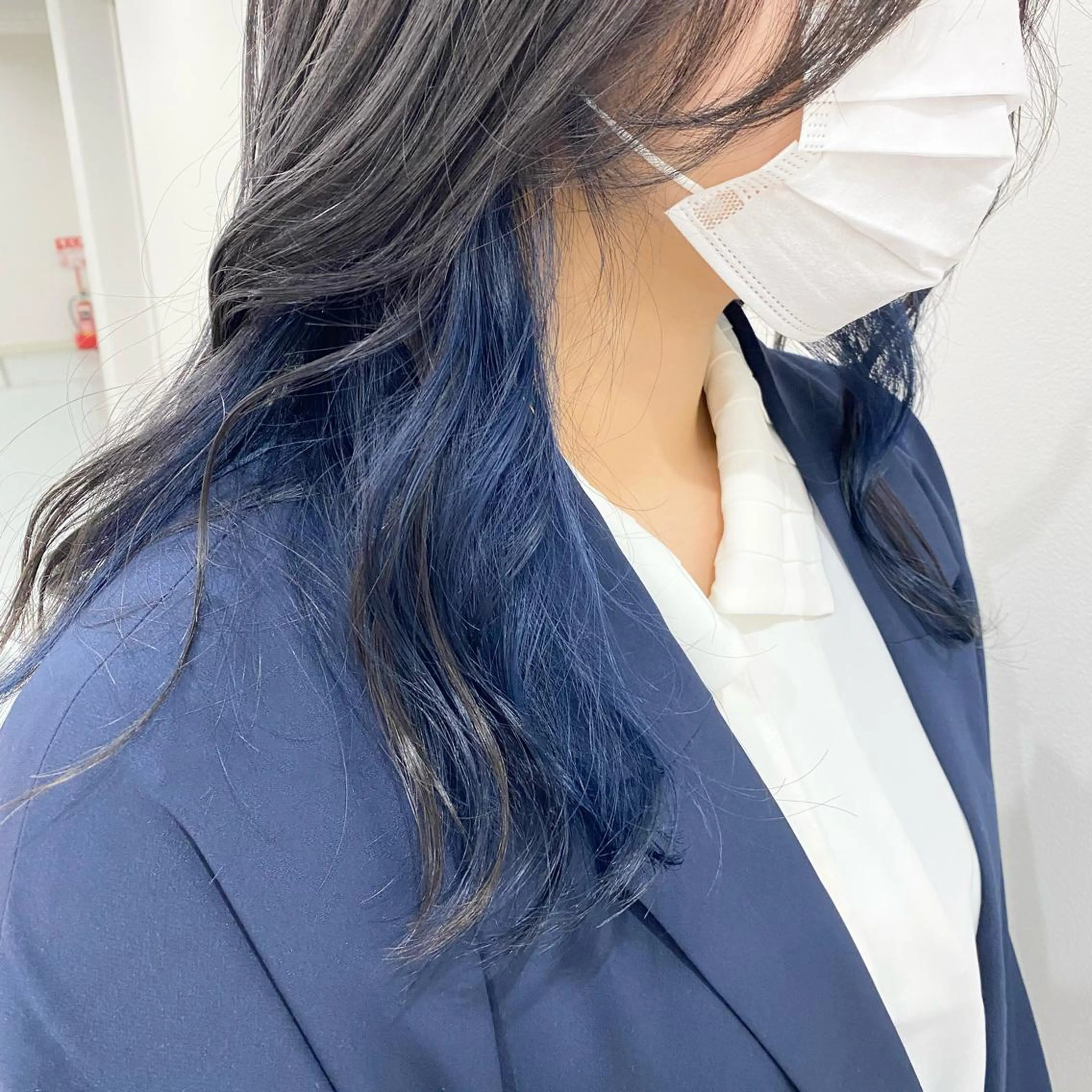 ロング カラー マンツーマン女性 美容師 奏のヘアスタイル