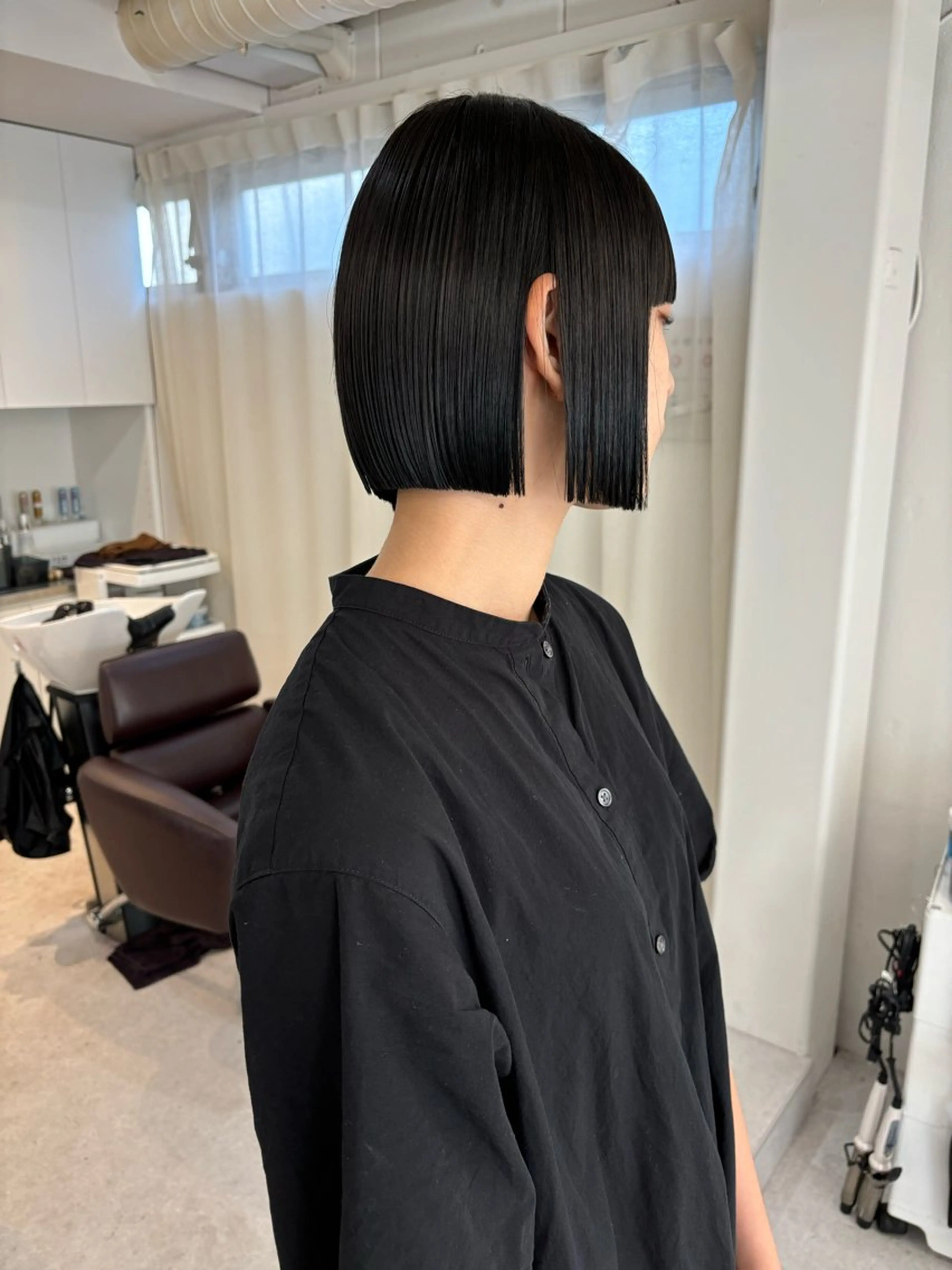 ショート ボブ カット masa/ボブ特化/ ぷつっとボブのヘアスタイル