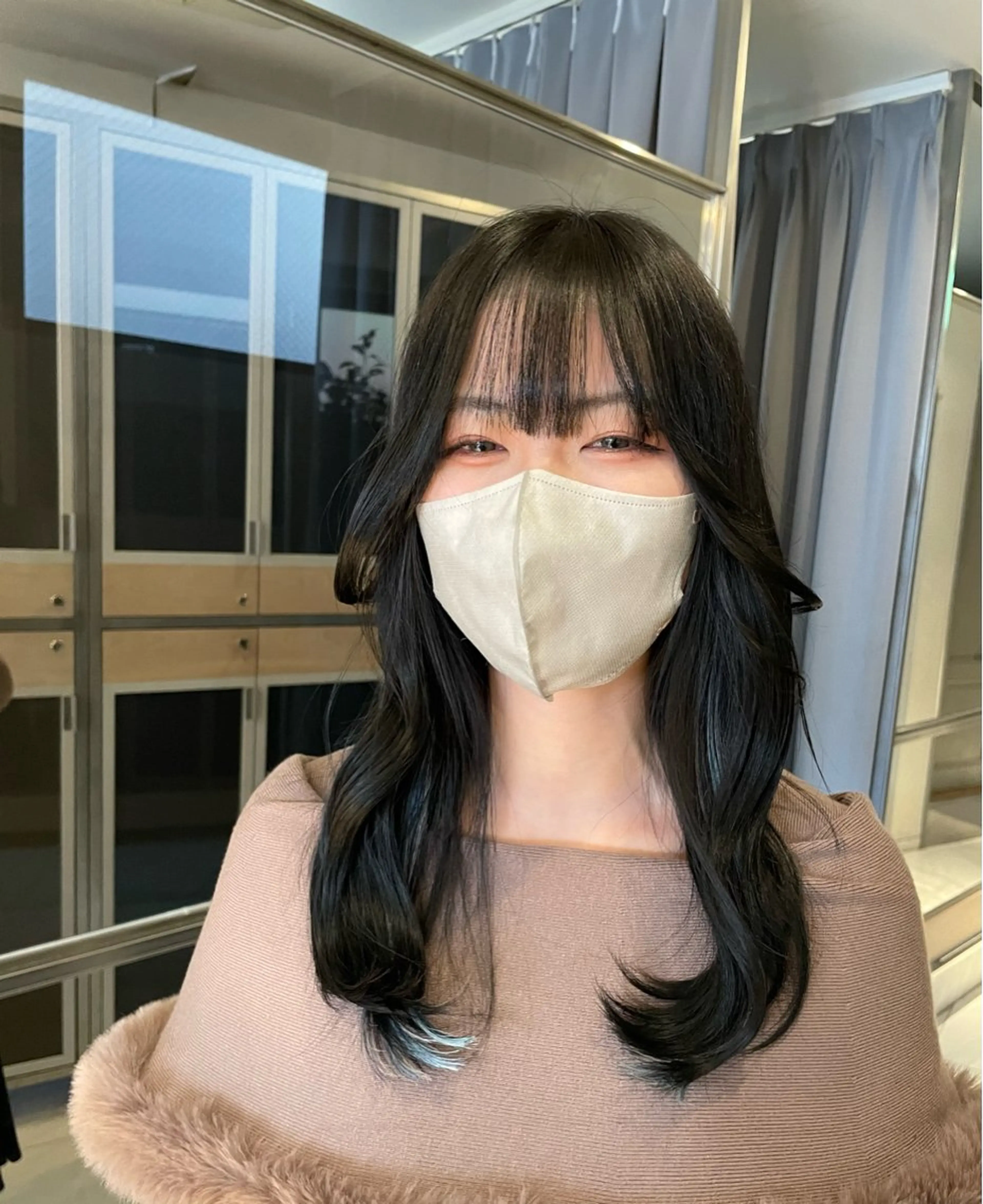 ロング カラー ヘアアレンジ 艶髪/レイヤーカット 🐣misakiのヘアスタイル