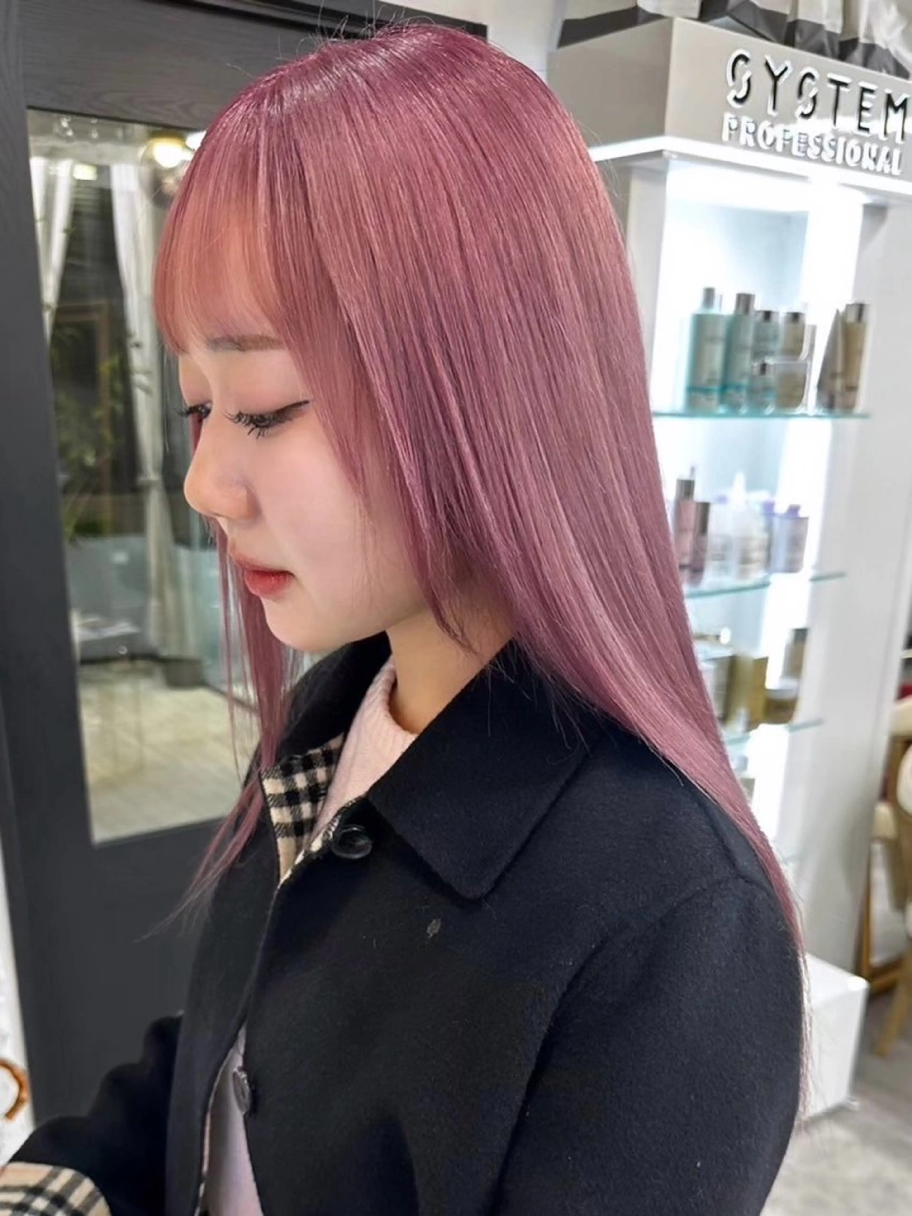 ロング カラー 長谷川 愛花のヘアスタイル