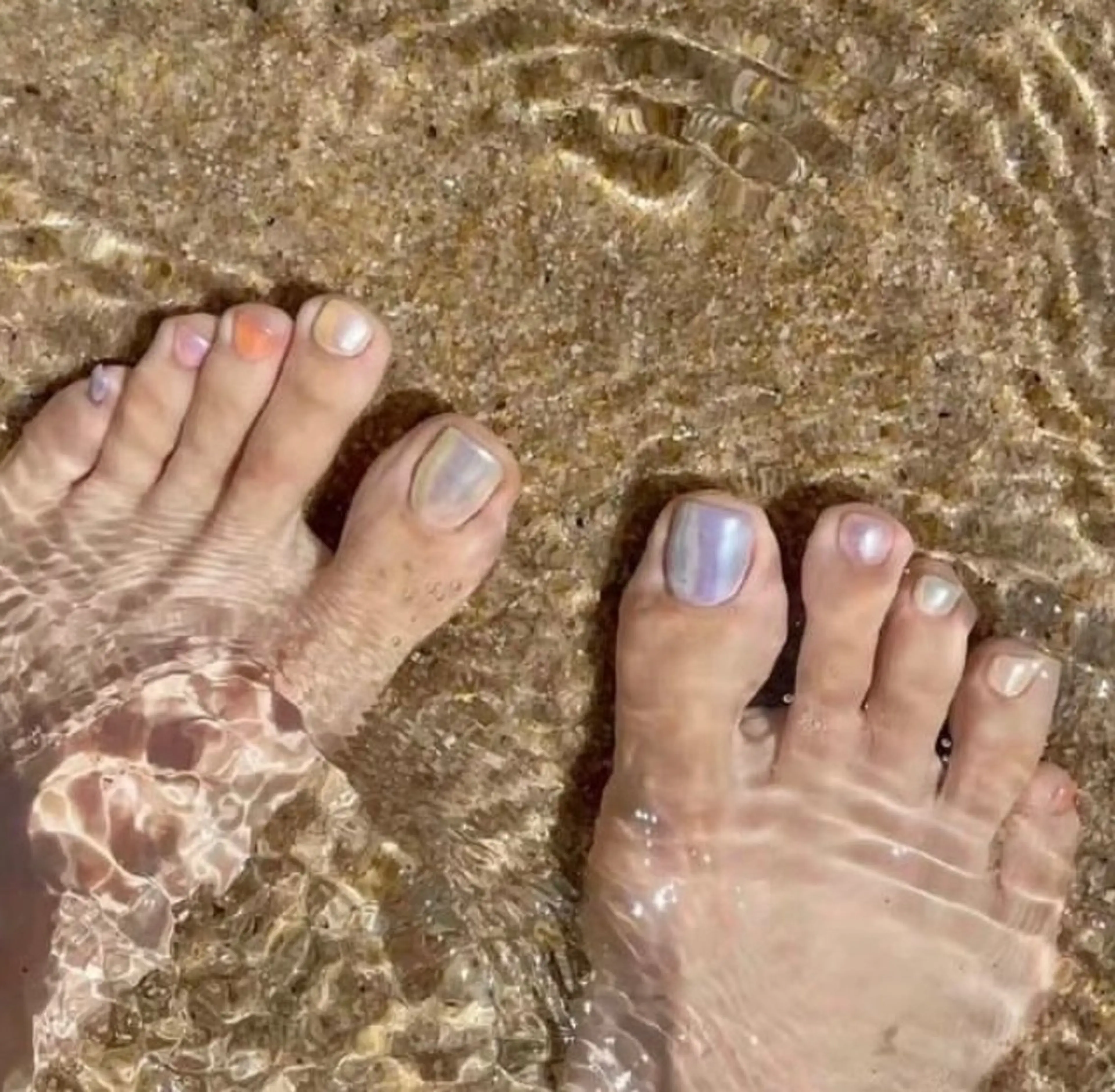 ネイル フットネイル ミラーネイル オトク ネイルのネイルデザイン