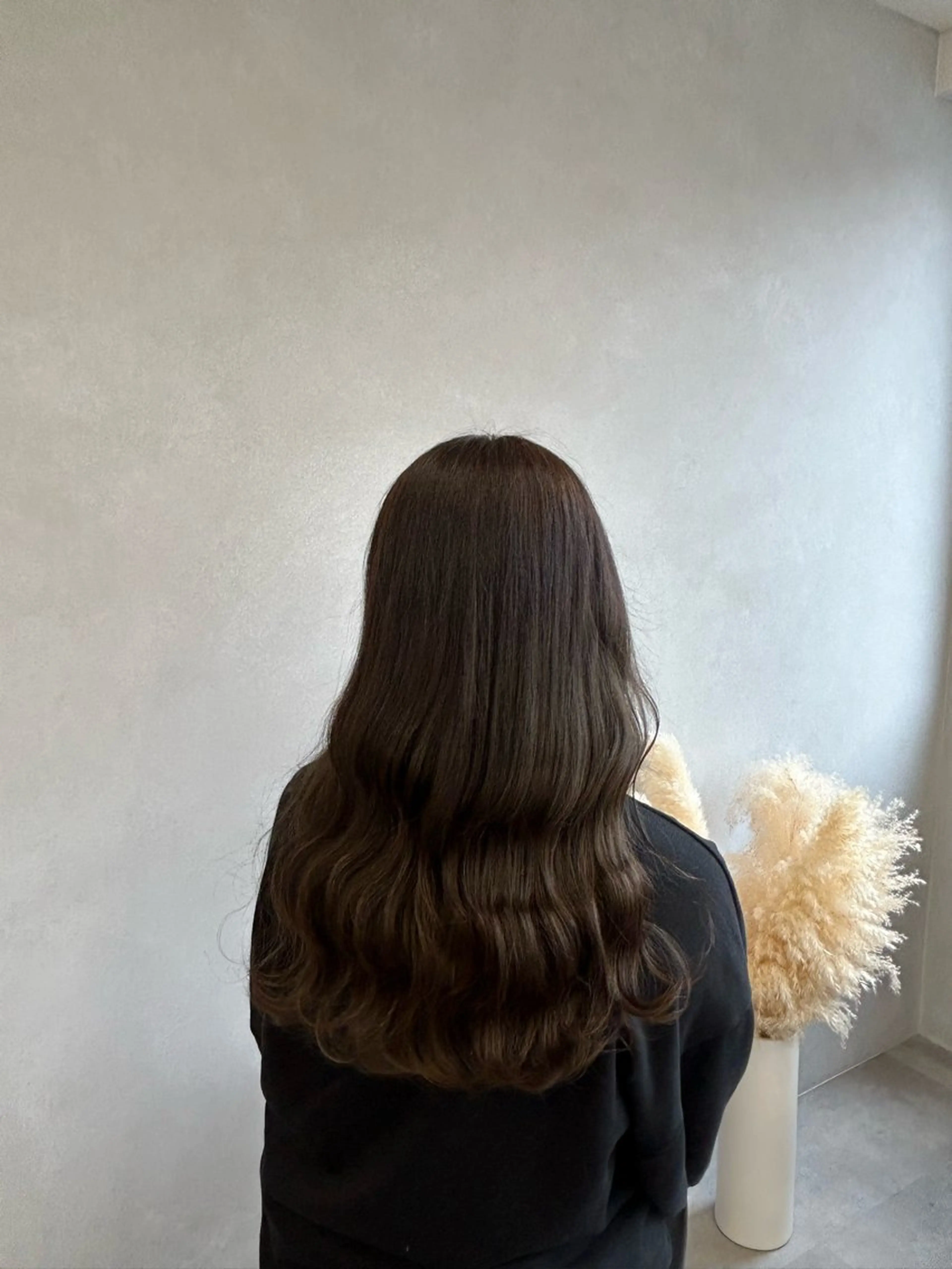 ロング カラー ベージュカラー オリーブベージュ ヘアカラー トリートメント 暖色･似合わせカラー (廣石沙英🎀)のヘアスタイル