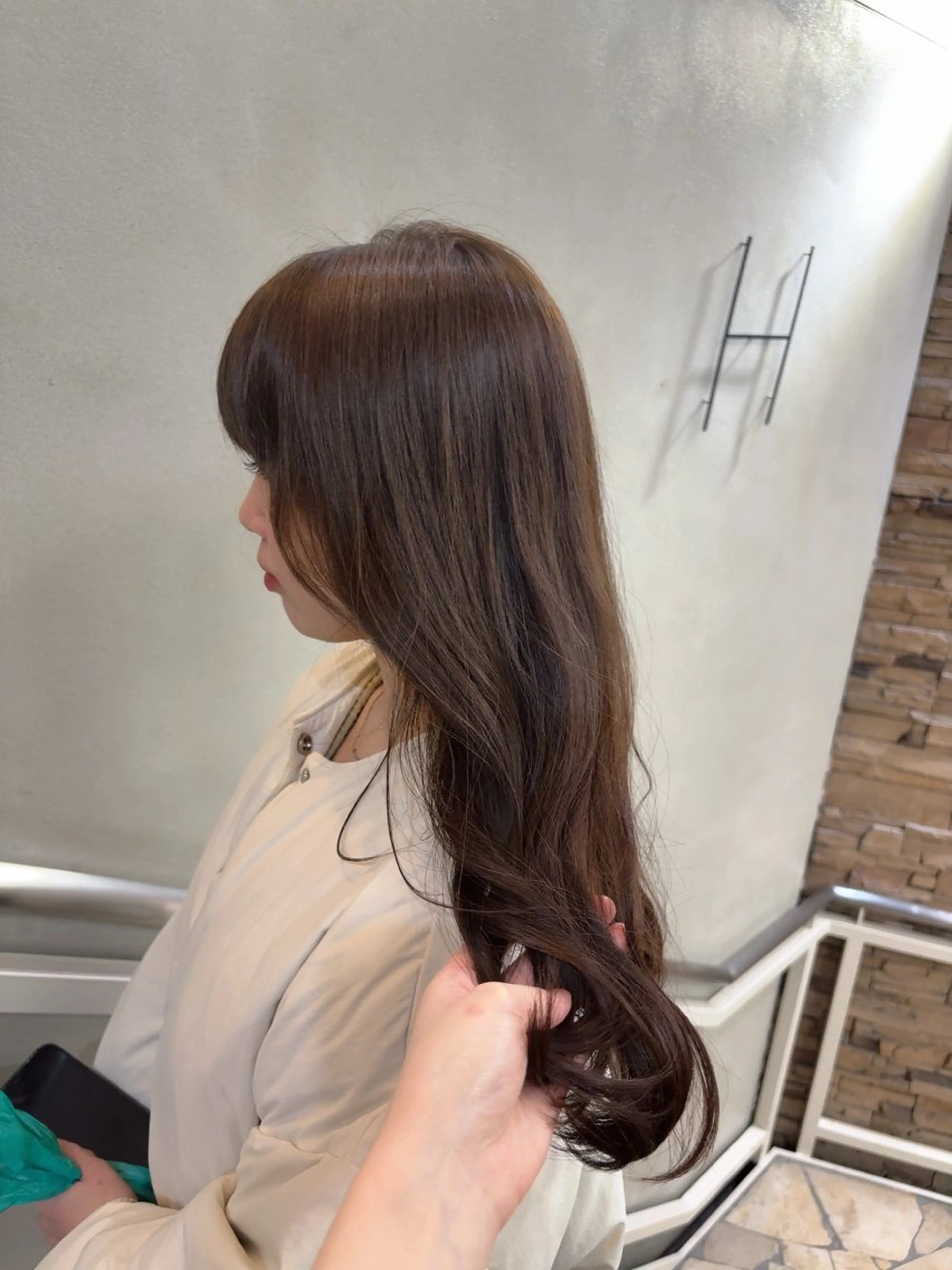 ロング カラー ベージュカラー カット ヘアカラー トリートメント ケイナ/ 髪質改善🍀のヘアスタイル