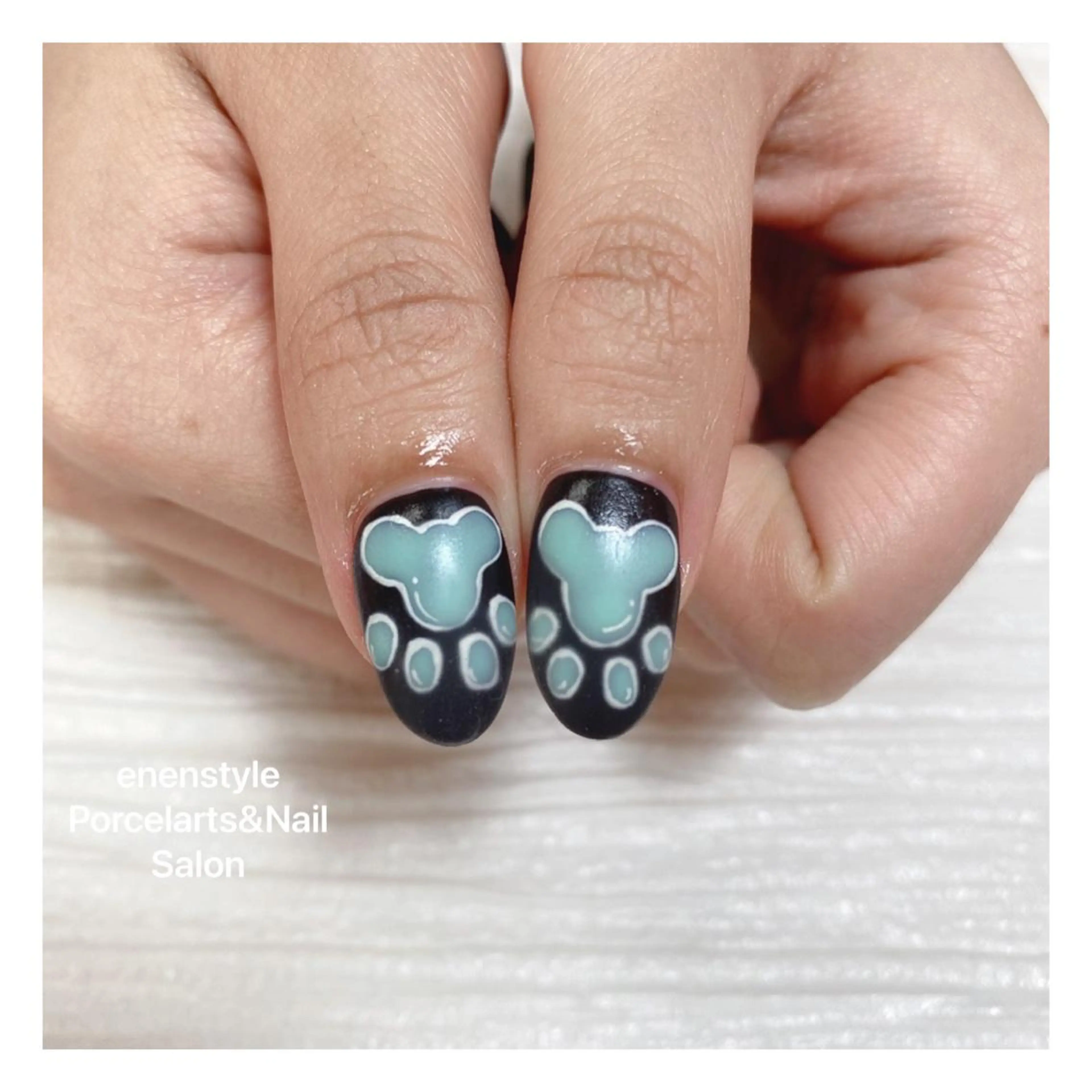 ミディアム ネイル ハンドネイル 👑enen style👑のネイルデザイン