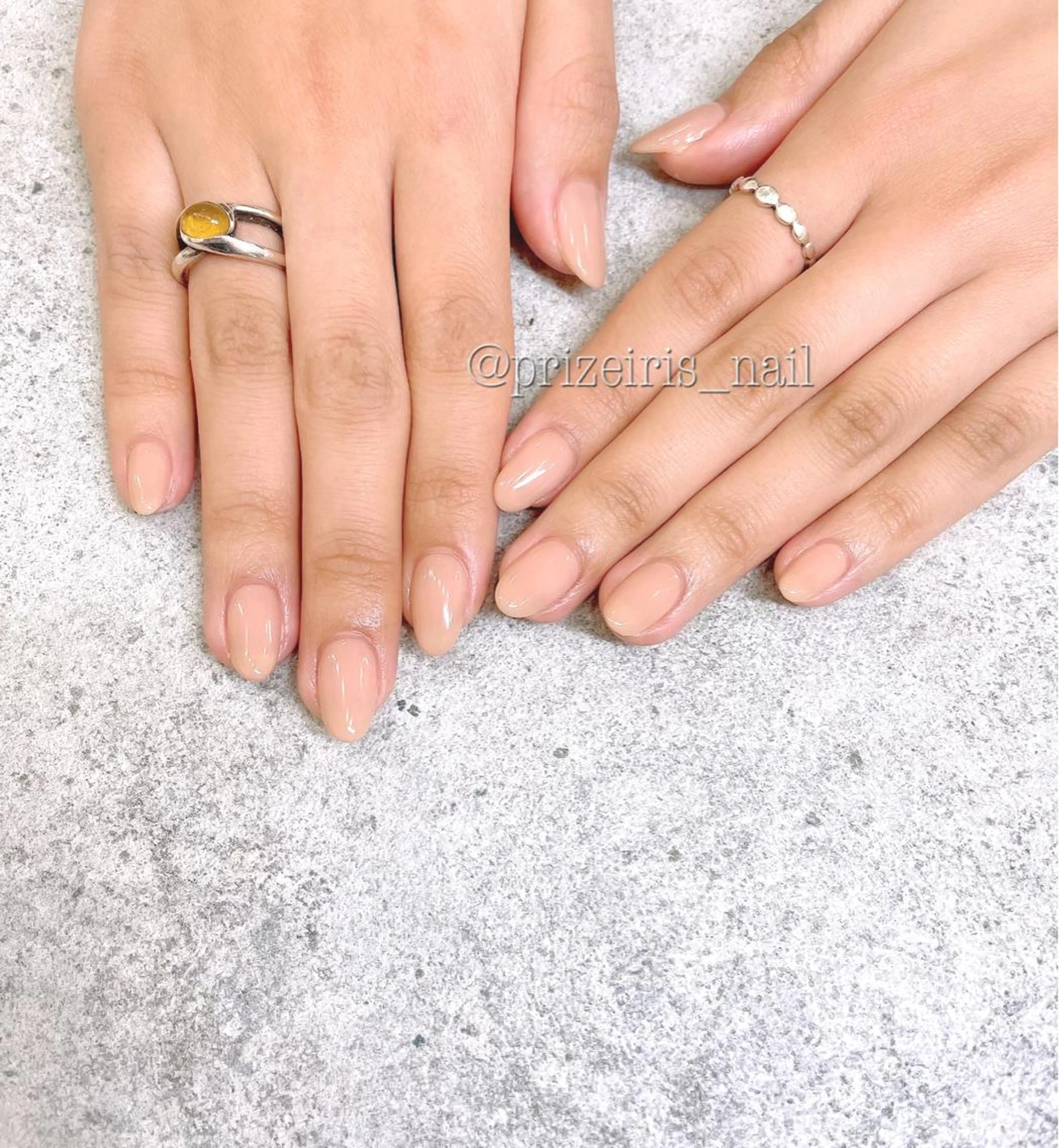 ネイル ワンカラーネイル prizeIris 東のネイルデザイン