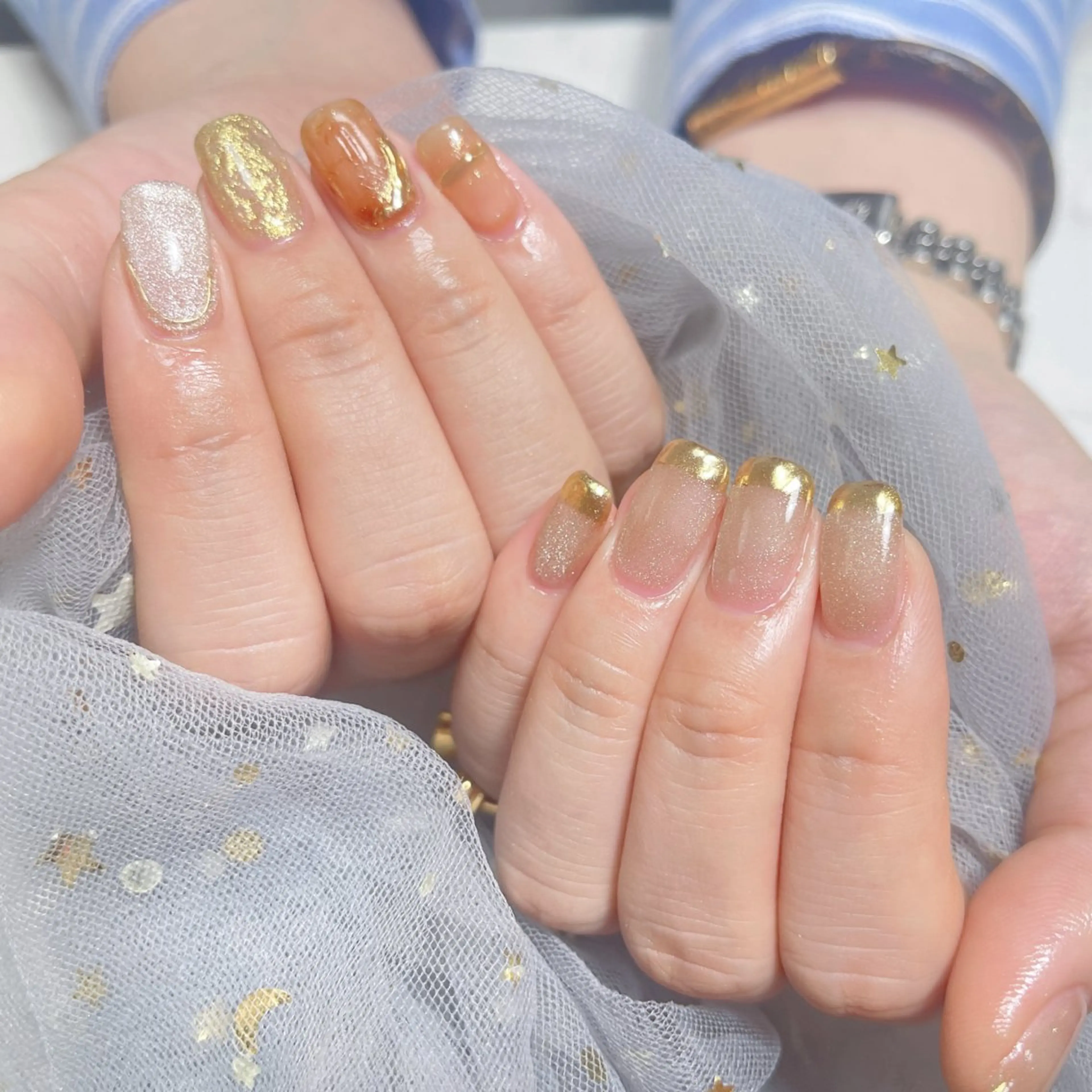 ネイル ハンドネイル 🎀ネイルサロン エクラYUI🎀のネイルデザイン